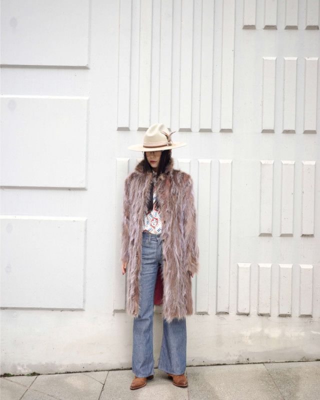 Other Vintage Reversible Patchwork Fur and Leather Patchwork Coat Size M / US 6-8 / IT 42-44 - 7 Thumbnail