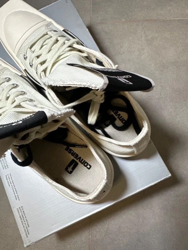 Rick Owens Rick Owens x Converse low -Top Sneakers Size US 9.5 / EU 42-43 - 3 Thumbnail