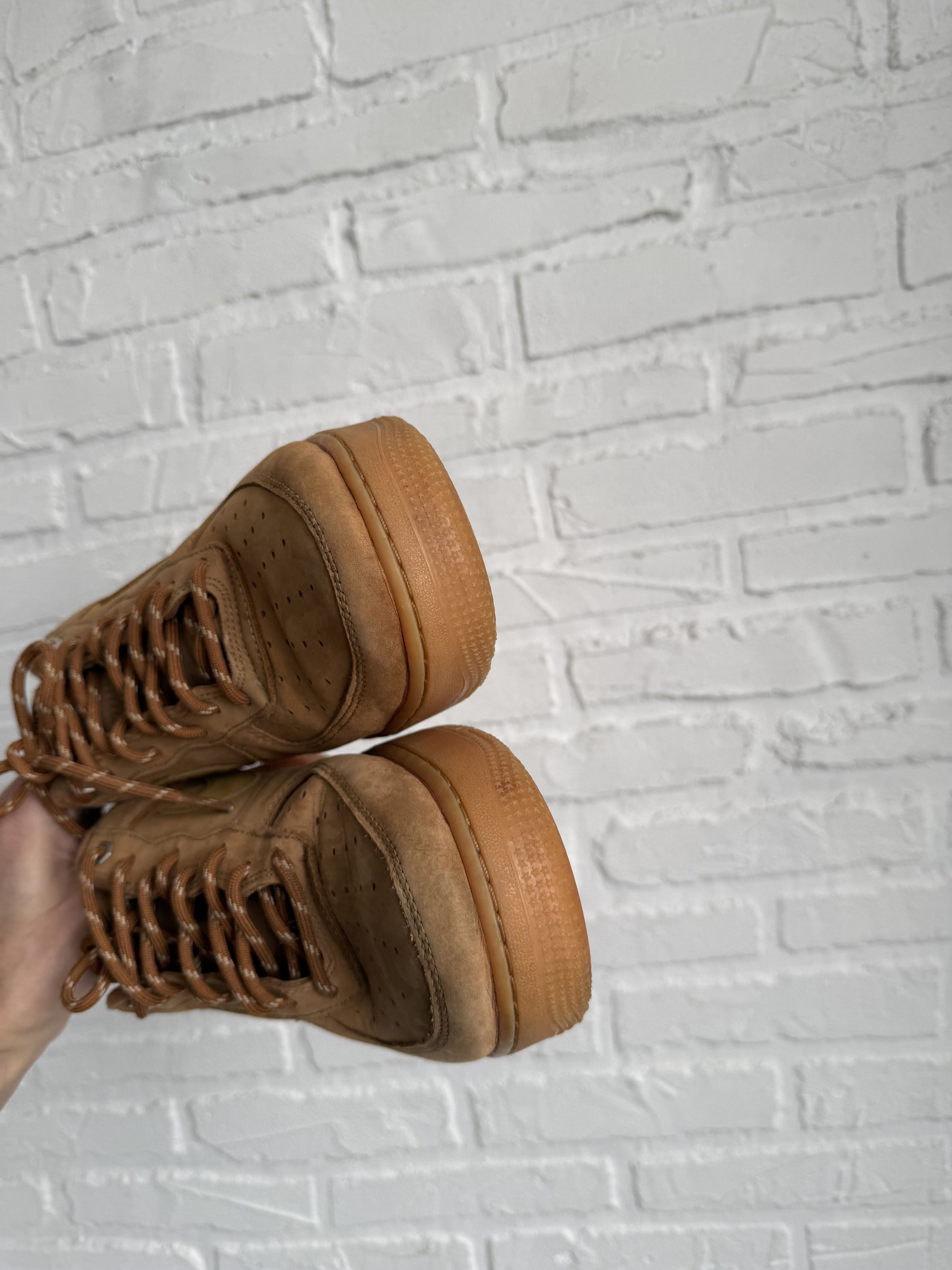 Nike Nike Air Force 1 wb flax suede leather sneakers Size US 11.5 / EU 44-45 - 15 Thumbnail