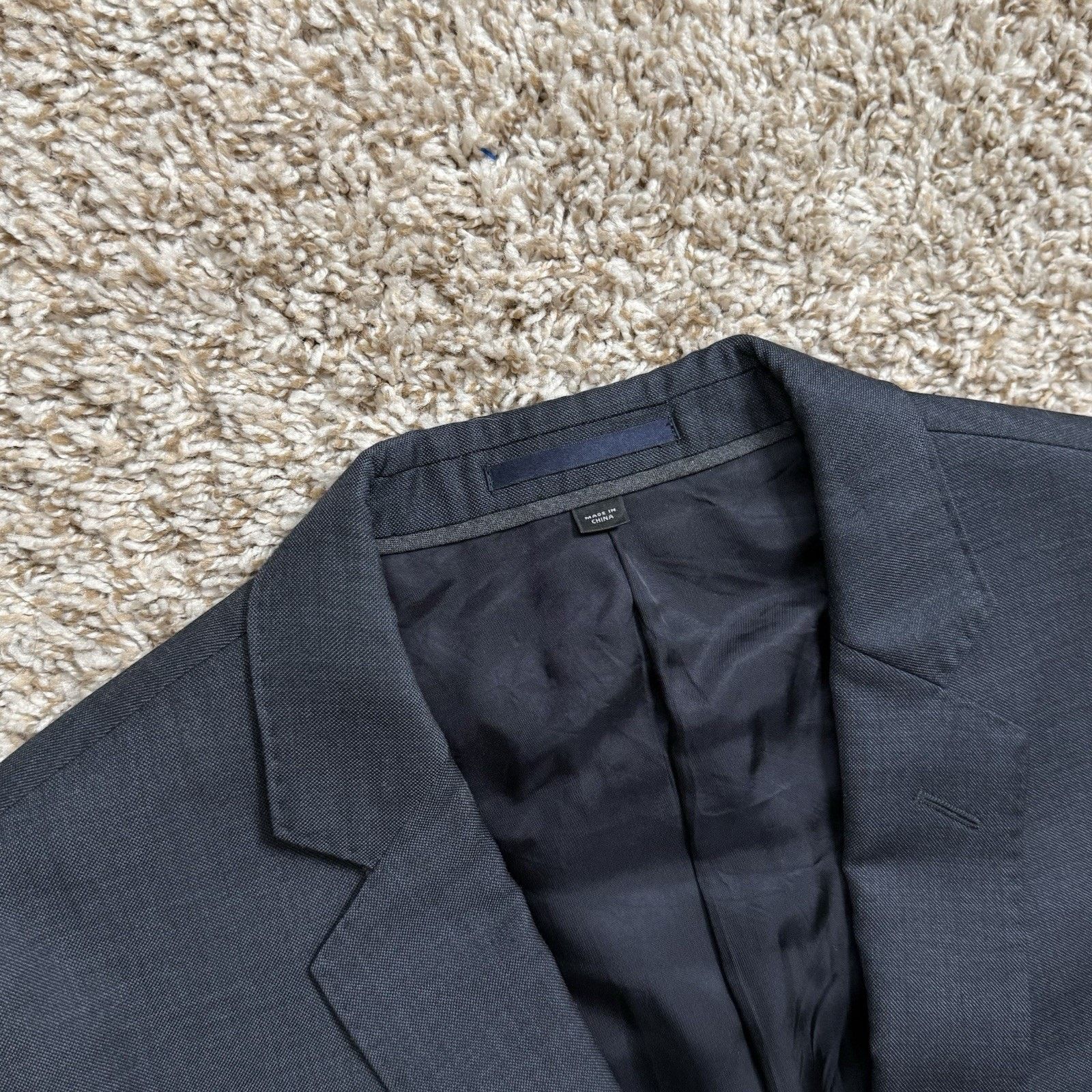 J.Crew J.Crew Ludlow Tollegno 1900 Wool Suit Navy Blue Jacket 40R Size 40R - 15 Thumbnail