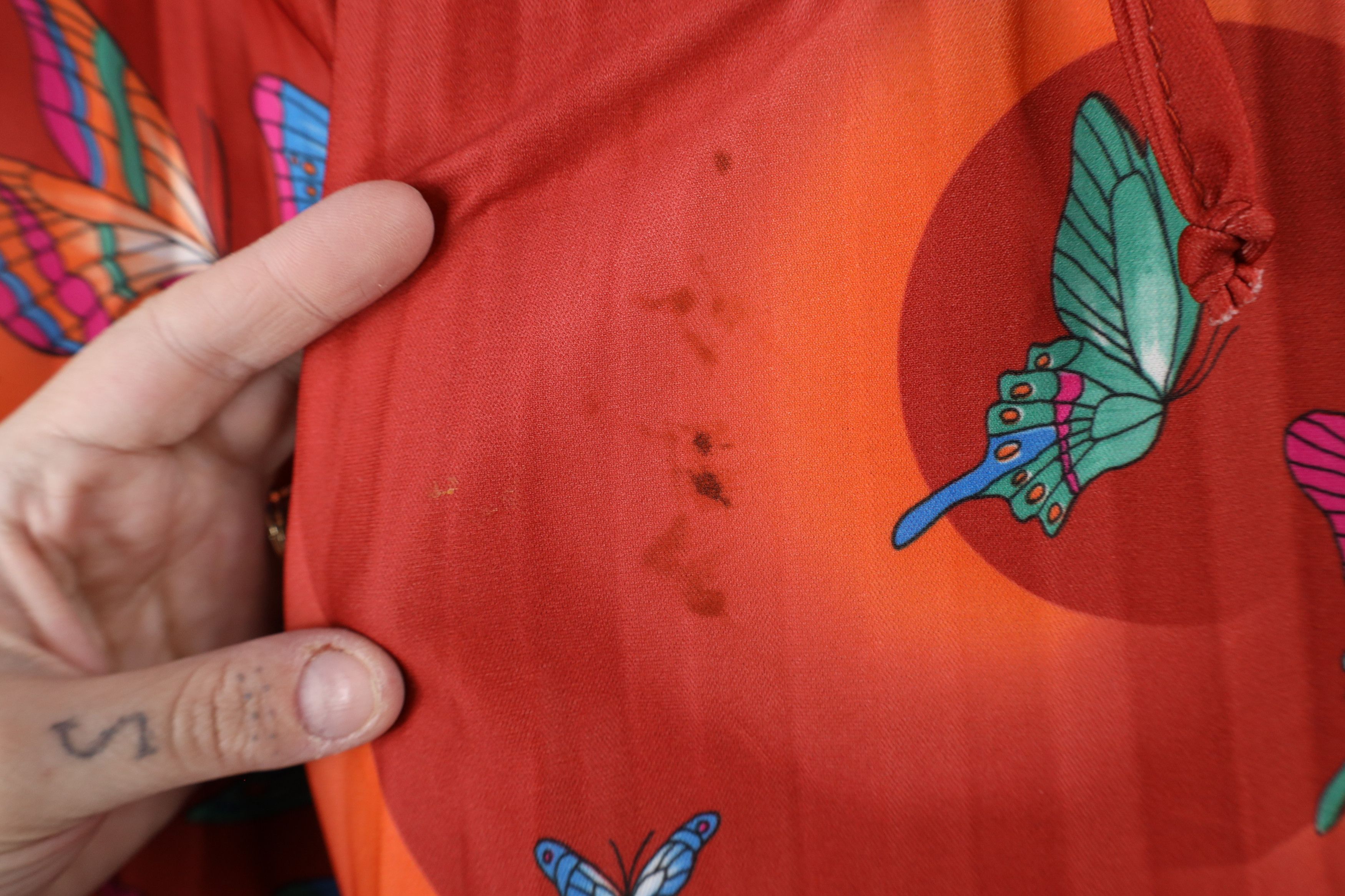 Vintage Vintage 70s Boho Chic Butterfly Flower Cape Shirt USA Size ONE SIZE - 8 Thumbnail