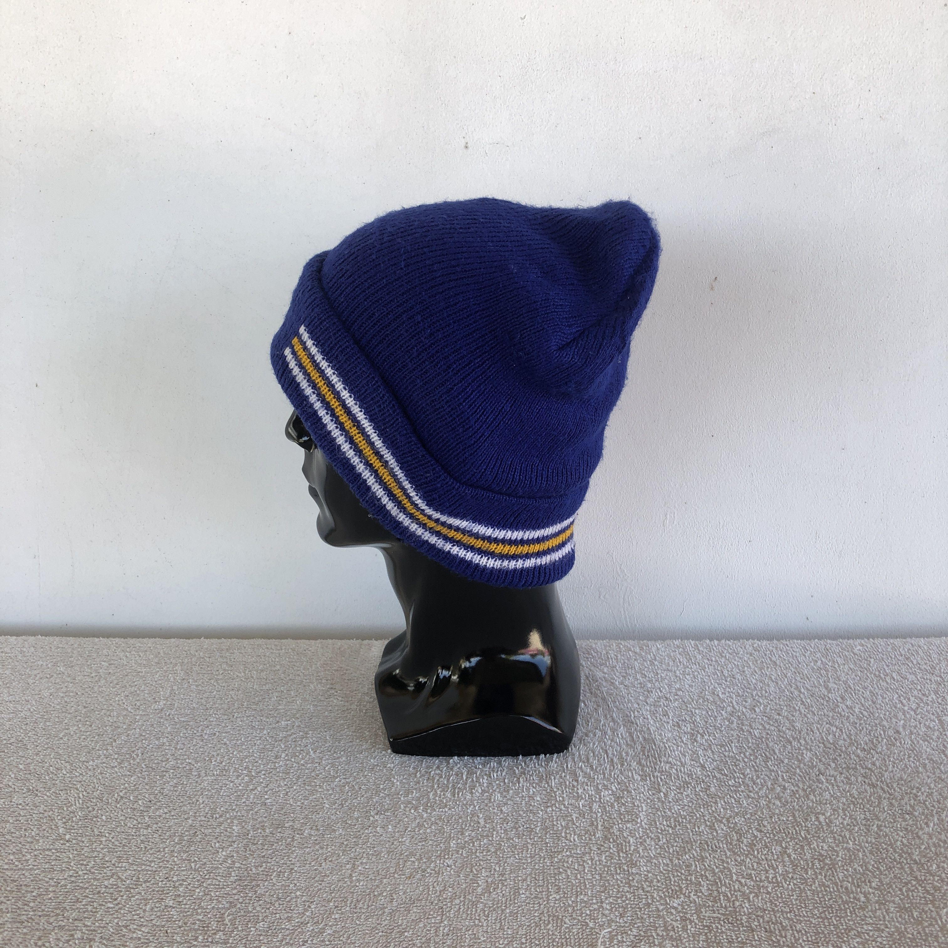 Adidas Vintage Adidas Beanie Striped Snow Caps Hats Size ONE SIZE - 4 Thumbnail