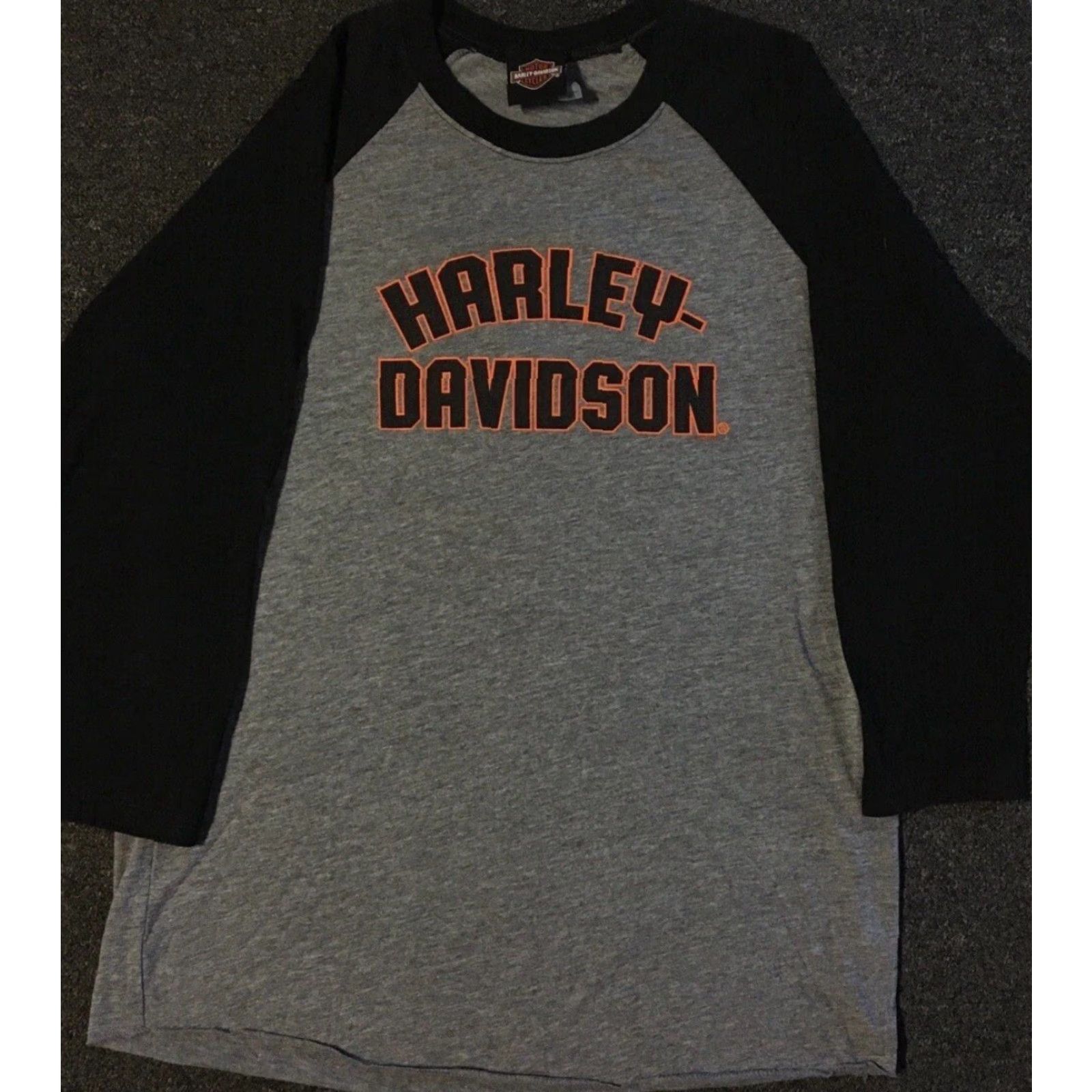 Harley Davidson Harley-Davidson Shirt Harley Apache Junction Arizona Cactus M Gray 3/4 Sleeve Vintage 90s Y2K Punk Rock Grunge Biker Art USA Mens Size US M / EU 48-50 / 2 - 2 Thumbnail