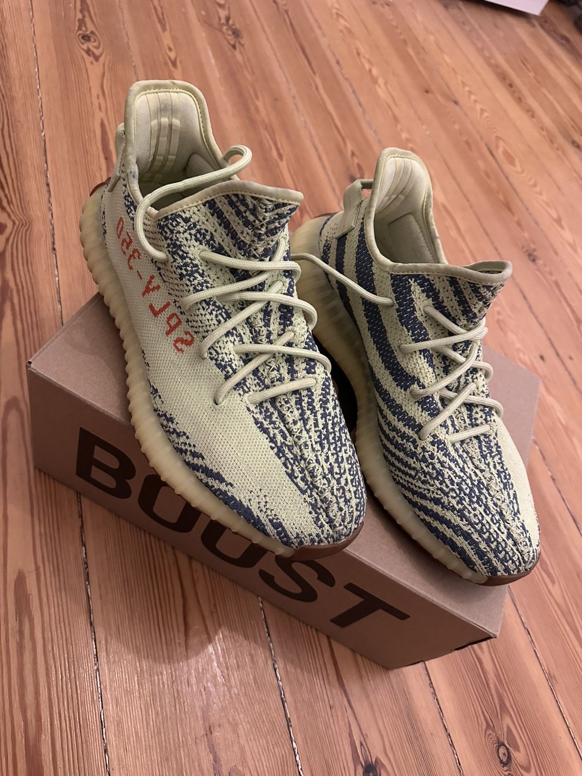 Adidas Adidas Jeezy Boost 350 v2 frozen yellow Size us 10 eu 44 Size US 10 / EU 43 - 16 Thumbnail
