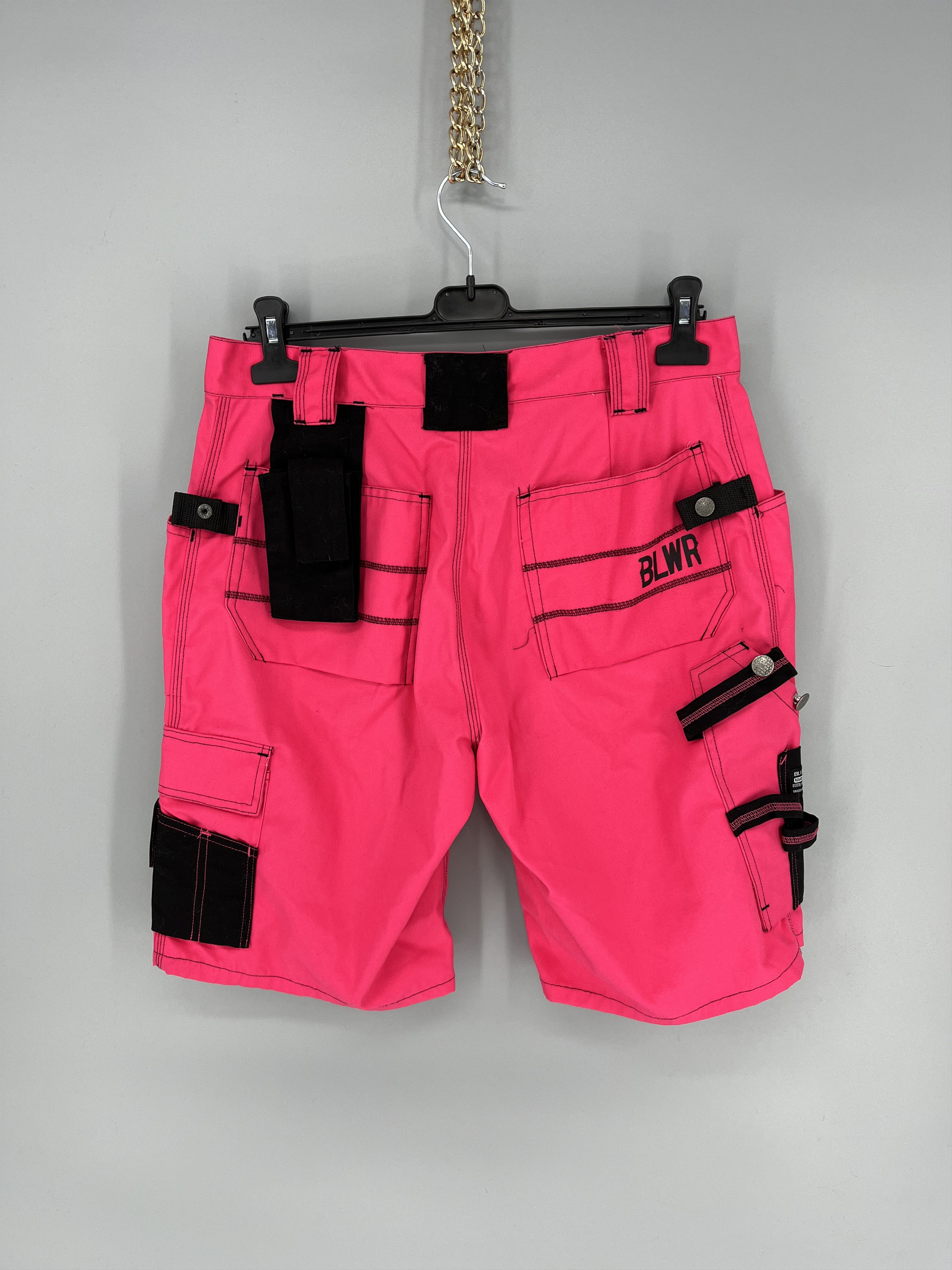Global Work Bluewear Rough Workwear Holster Cargo Multi Pocket Shorts Size US 32 / EU 48 - 9 Thumbnail