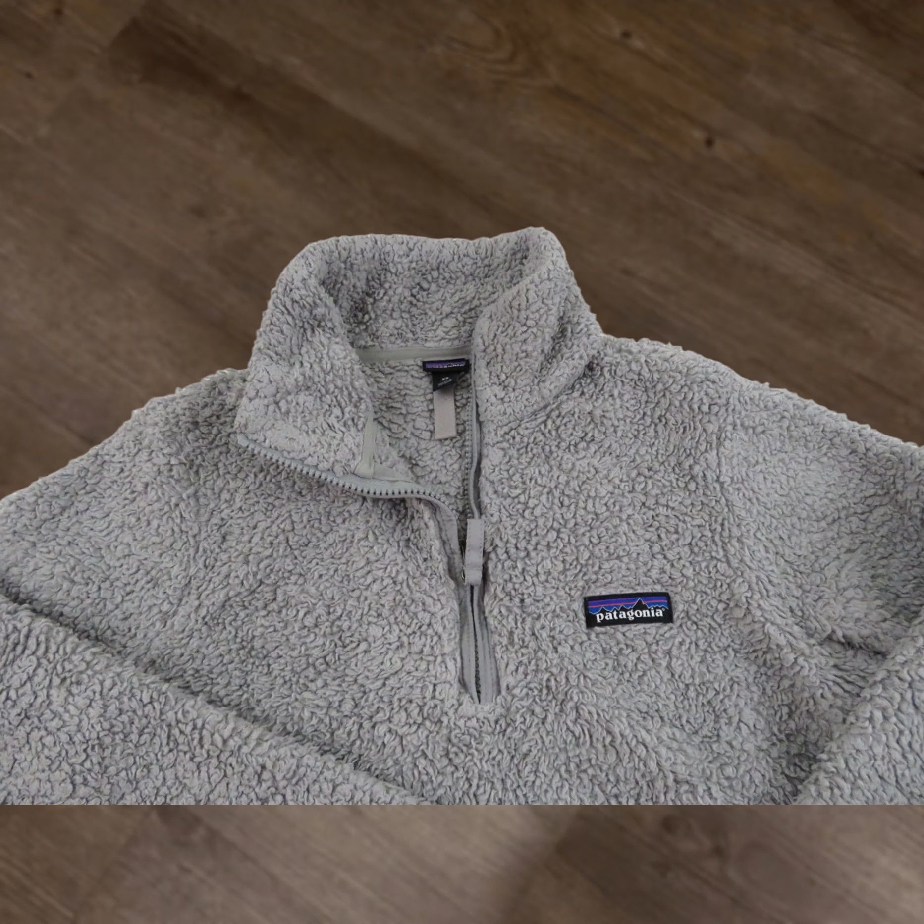 Patagonia Patagonia Los Gatos Fleece Pullover Women’s XS Gray Deep Pile Sherpa Jacket Coat Size XS / US 0-2 / IT 36-38 - 1 Thumbnail