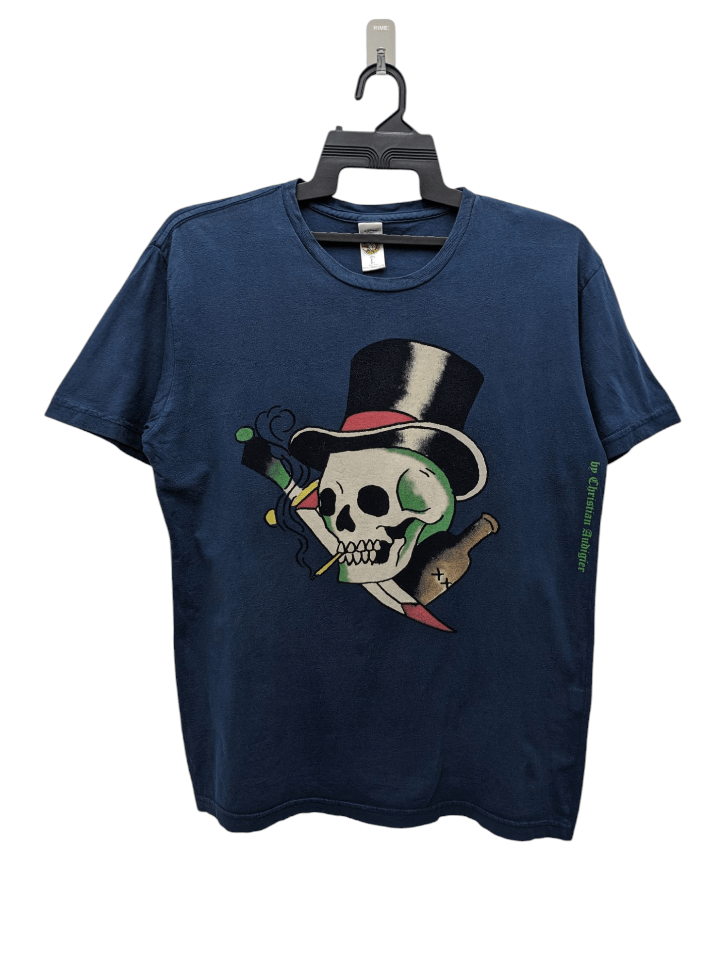 Ed Hardy Ed Hardy Chiristian Audigier Pushead Skulls Design Tshirt Size US L / EU 52-54 / 3 - 1 Thumbnail
