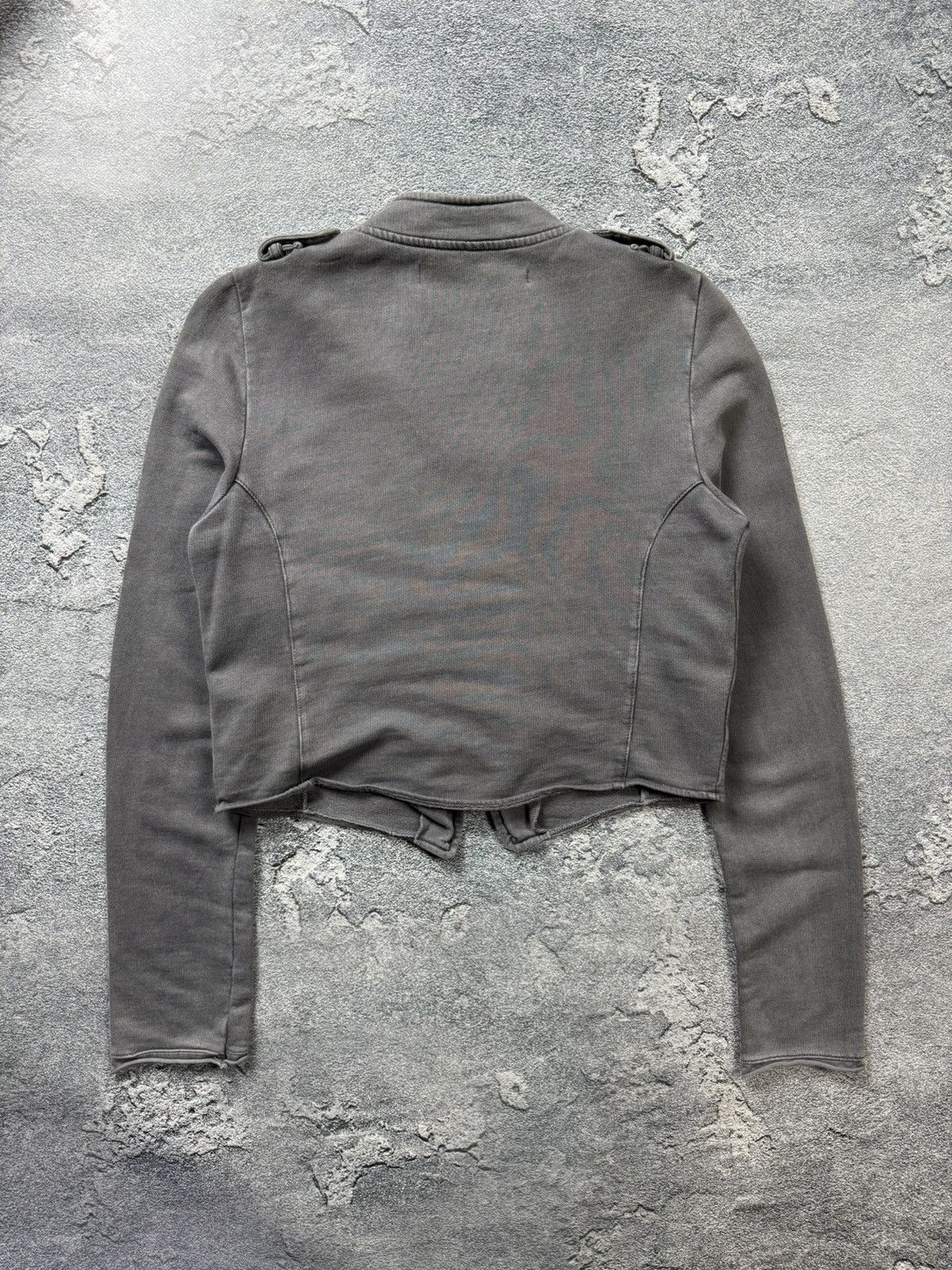 If Six Was Nine VNTG Napoleon Button Cropped Washed Officer Jacket Lgb Size S / US 4 / IT 40 - 9 Thumbnail