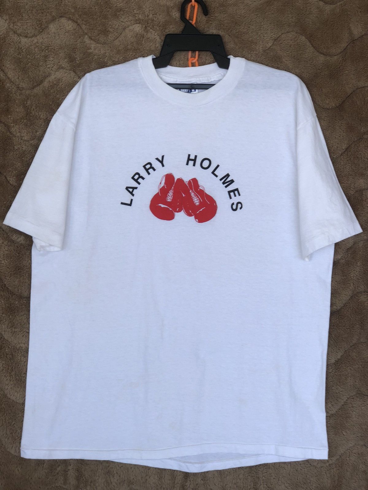 Vintage Vintage 90s LARRY HOLMES Boxing Legend Size US XL / EU 56 / 4 - 2 Thumbnail