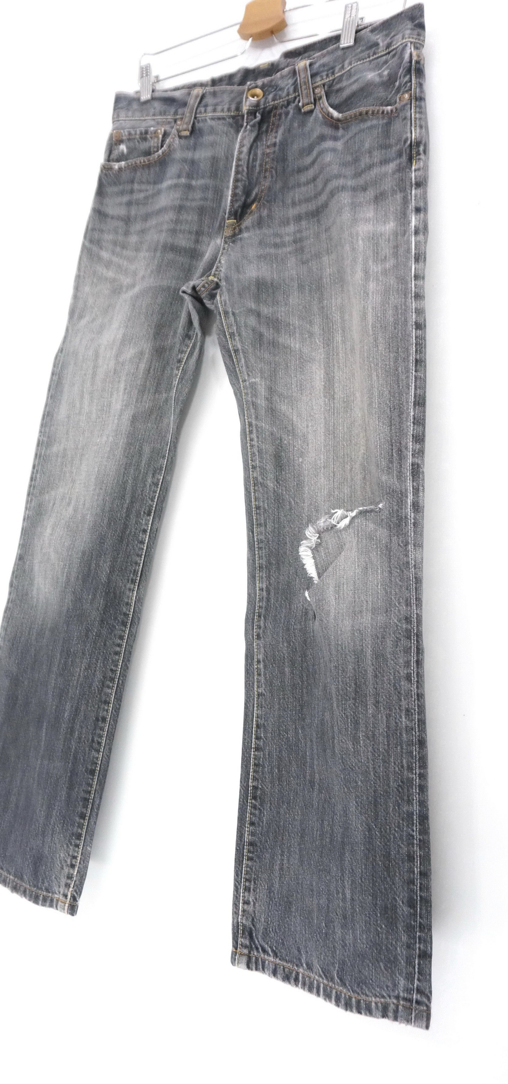 Undercover × Uniqlo Uniqlo Jeans UJ S002 Ash Grey Distressed Jeans W32 Size US 32 / EU 48 - 3 Thumbnail