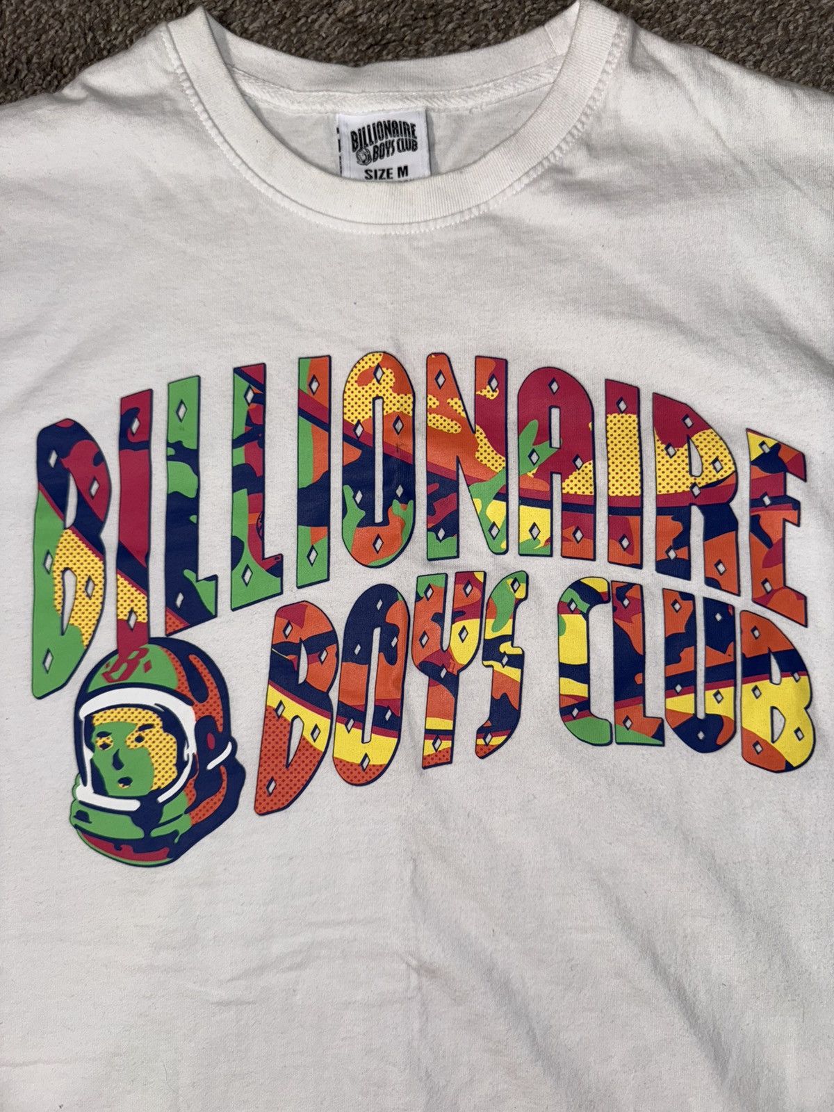 Billionaire Boys Club Billionaire Boys Club Multi-Color Logo Tee – White (Medium) Size US M / EU 48-50 / 2 - 2 Thumbnail