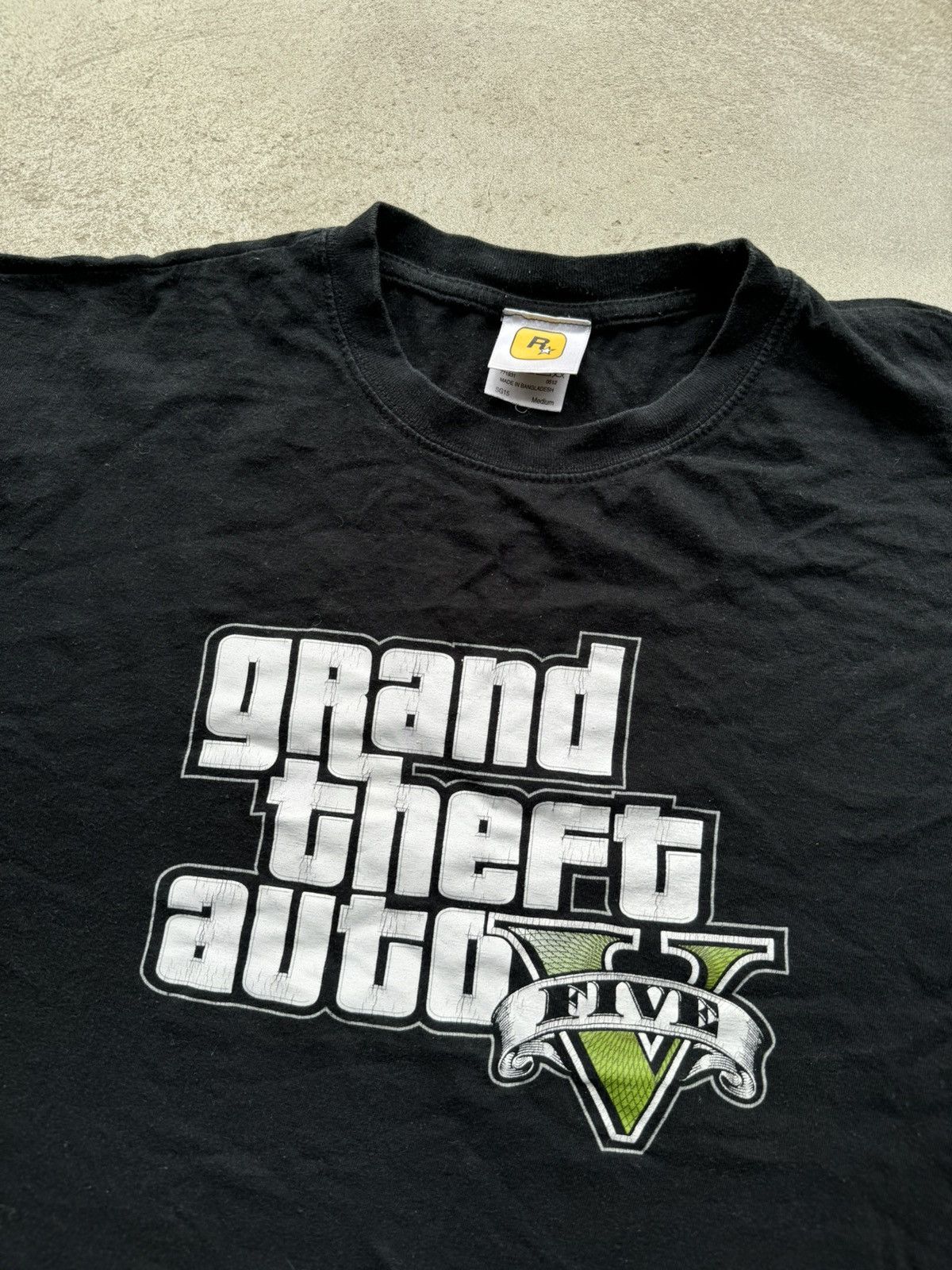 Vintage Grand Theft Auto 5 Five Promo T-Shirt