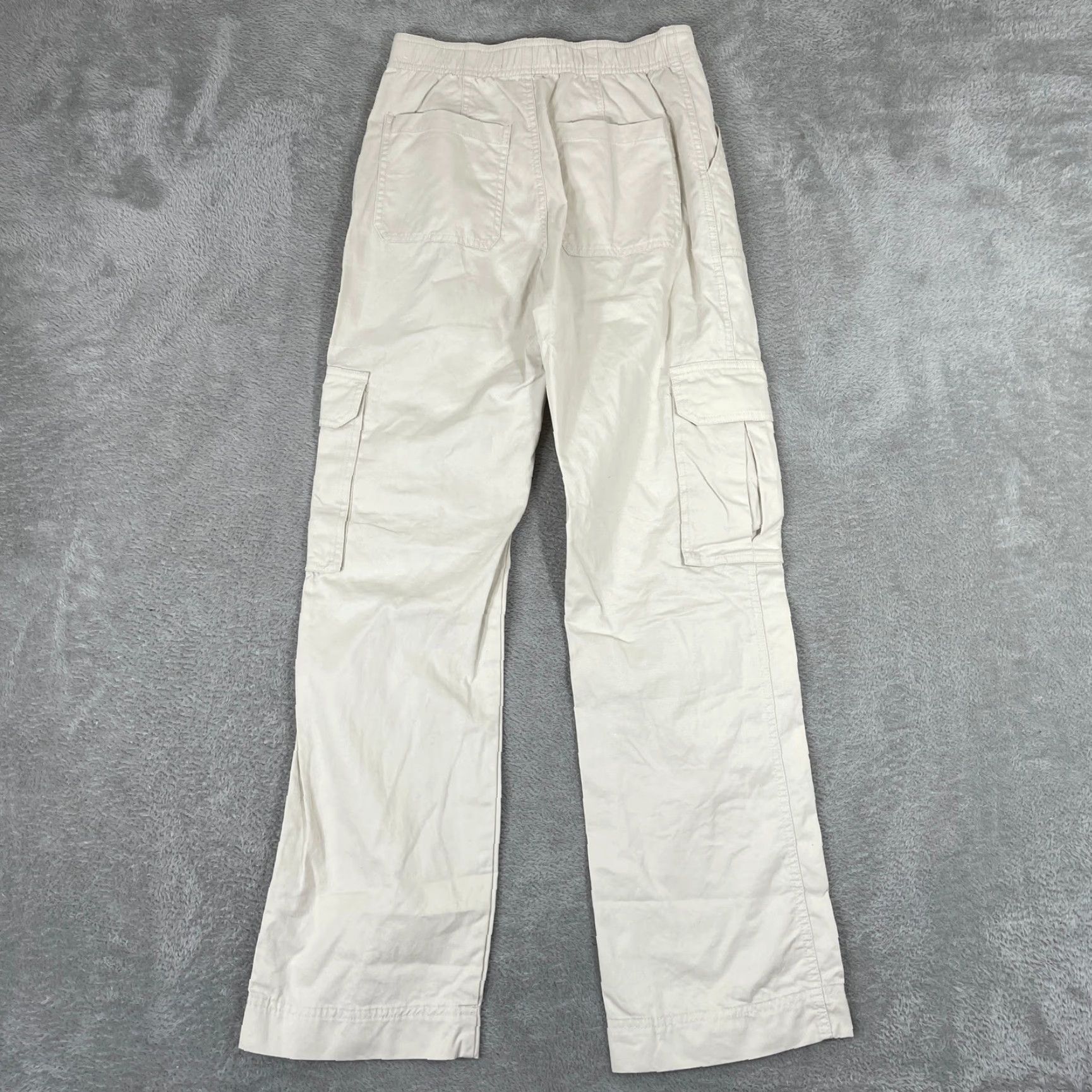 Abercrombie & Fitch Abercrombie & Fitch Cargo Pants Womens 25 Beige Straight Leg Gorpcore Utility Pants Shirt: Pants Size 42" / US 20 - 2 Thumbnail