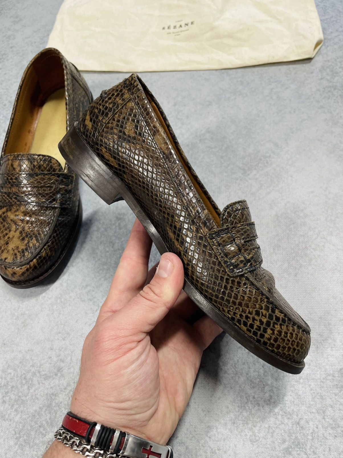 Sezane SEZANE Brown Leather Loafers Classic Flats Size 37 Size US 7 / IT 37 - 18 Thumbnail