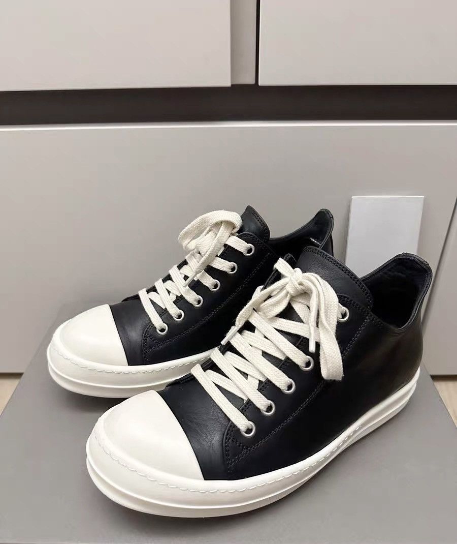 Rick Owens Mainline Leather Low-Top
