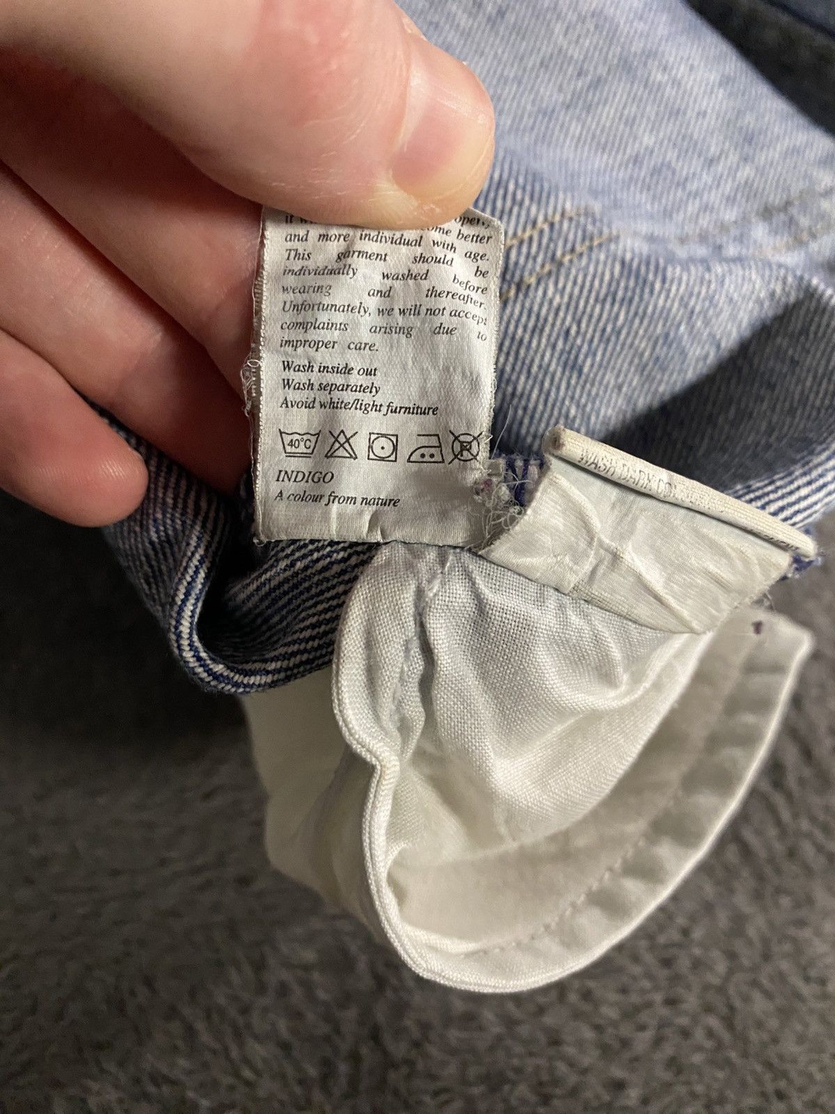 Yves Saint Laurent Vintage Yves Saint Laurent Blue Jeans Size US 36 / EU 52 - 8 Thumbnail