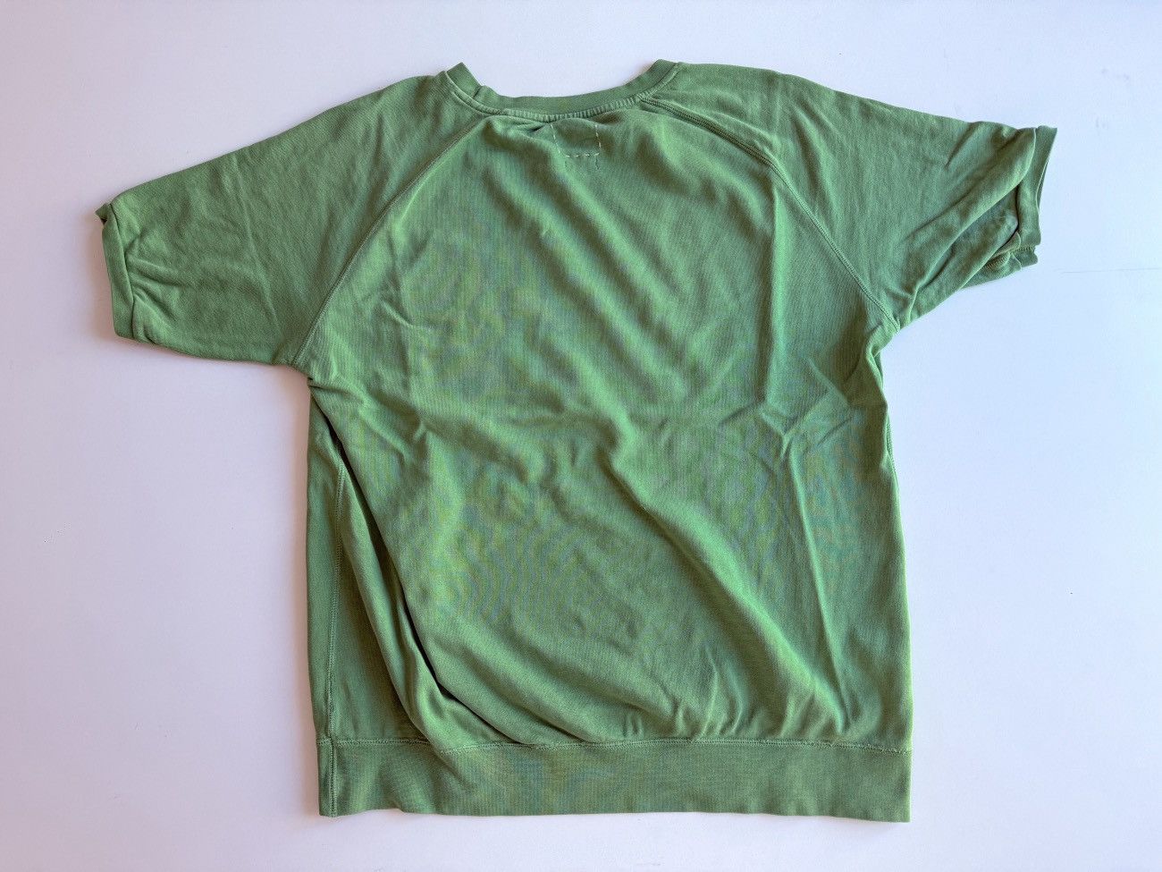 Vintage VISVIM NATURAL VEGGIE DYE green 4 / XL raglan crew shirt Size US XL / EU 56 / 4 - 4 Thumbnail