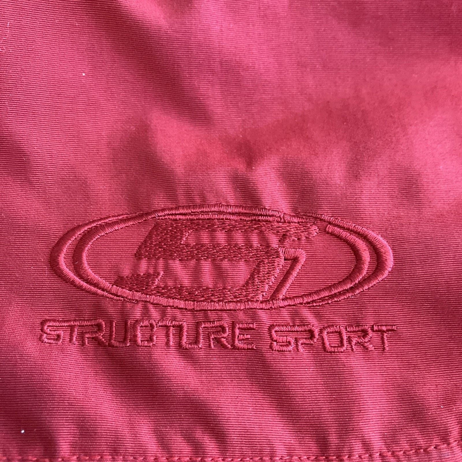Structure Vintage Structure Sport Parka Jacket Men M Red Hood Pullover Size US M / EU 48-50 / 2 - 2 Thumbnail