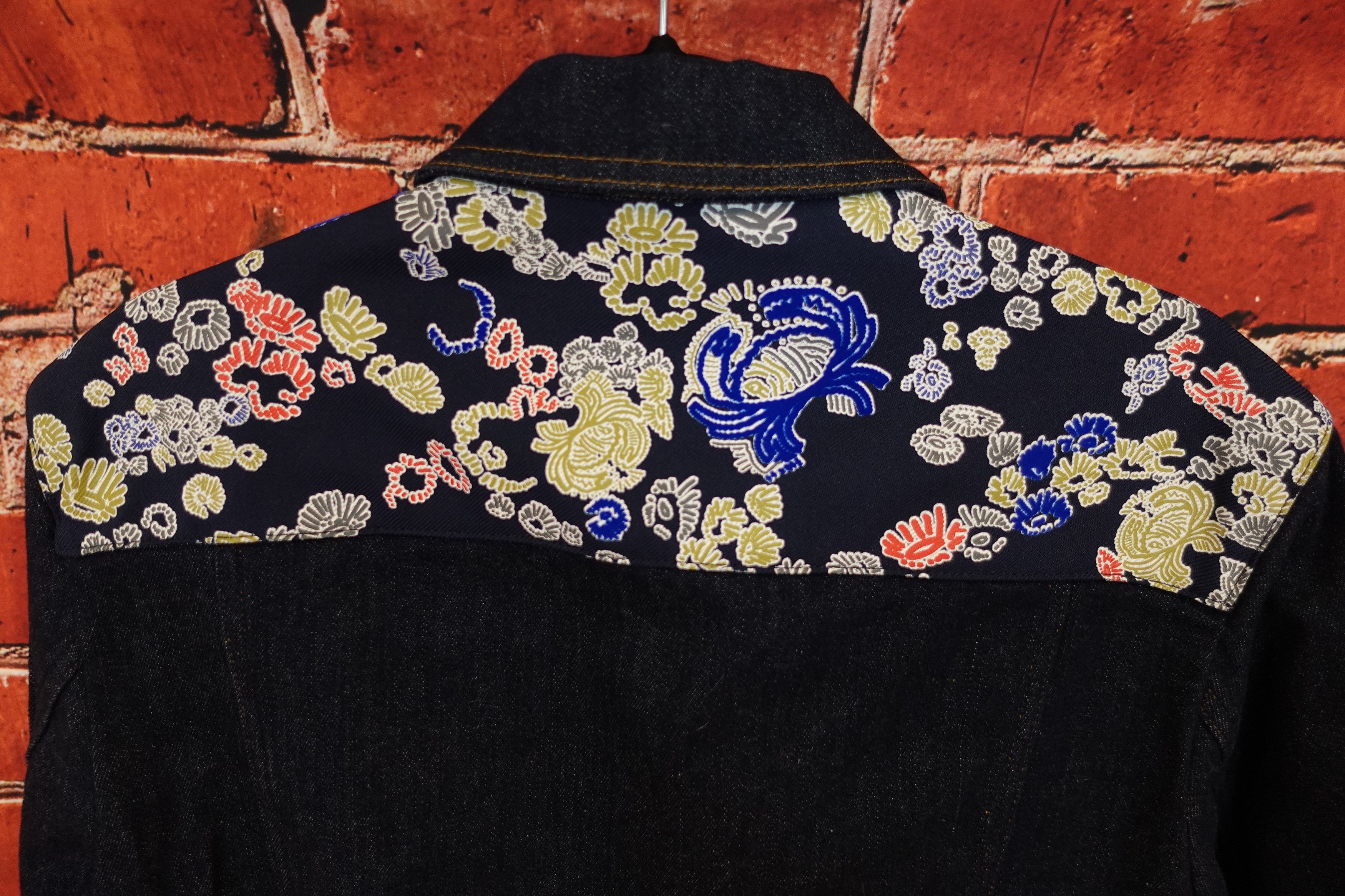 Jil Sander Jil Sander Denim patchy floral sea Size US M / EU 48-50 / 2 - 8 Thumbnail