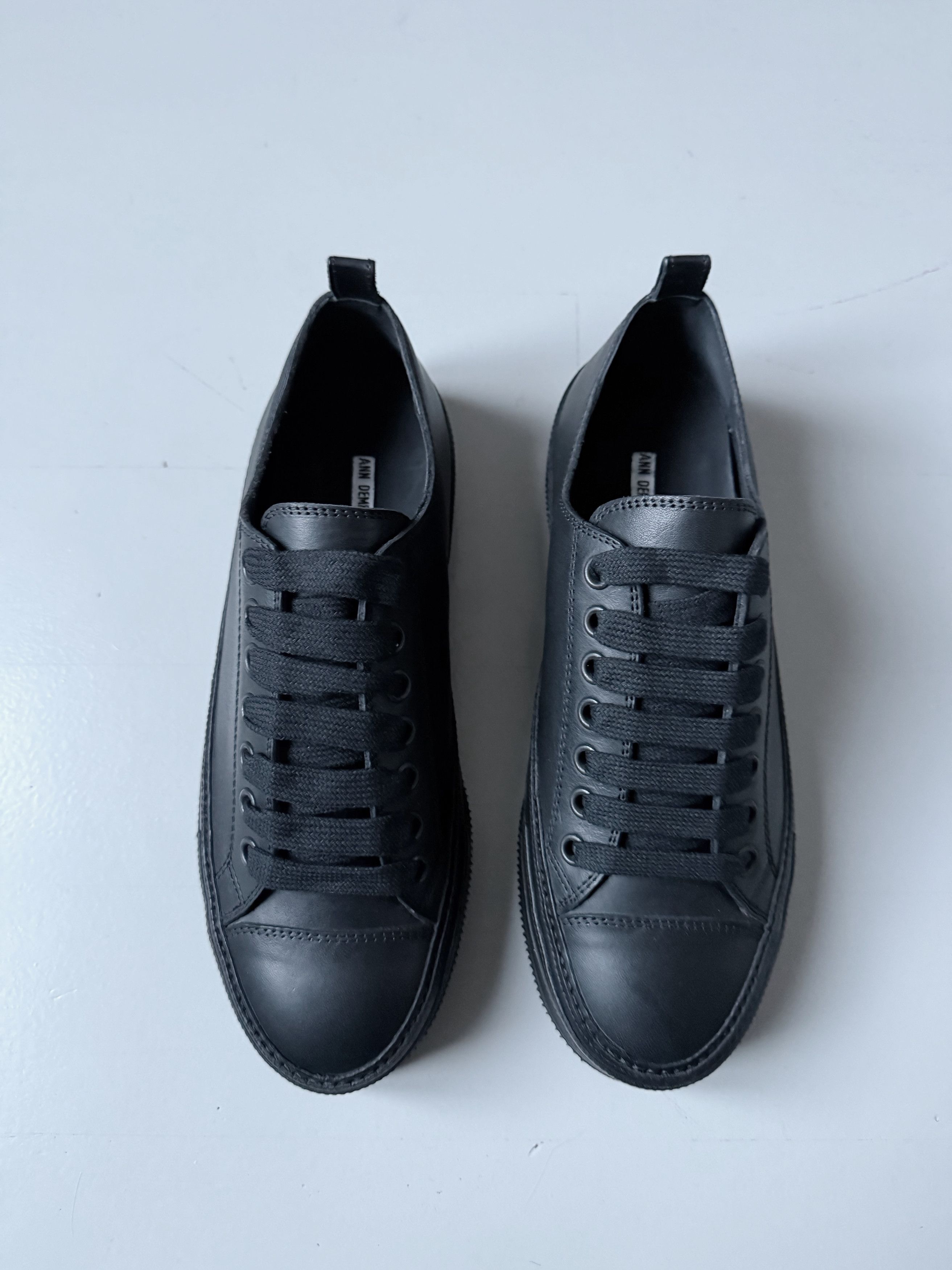 Ann Demeulemeester SHOES VITELLO OLIO NERO Size US 8 / EU 41 - 4 Thumbnail