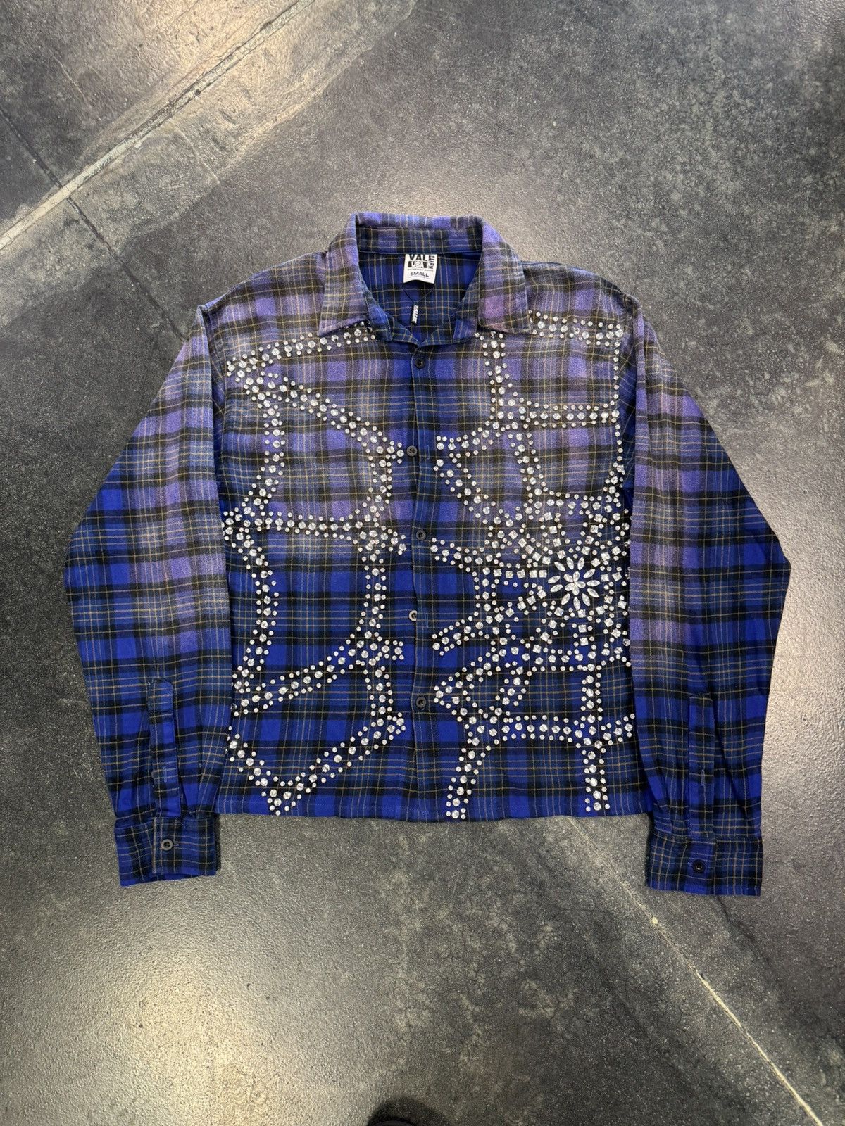 Vale Vale Blue Inferno Flannel Size US L / EU 52-54 / 3 - 1 Thumbnail