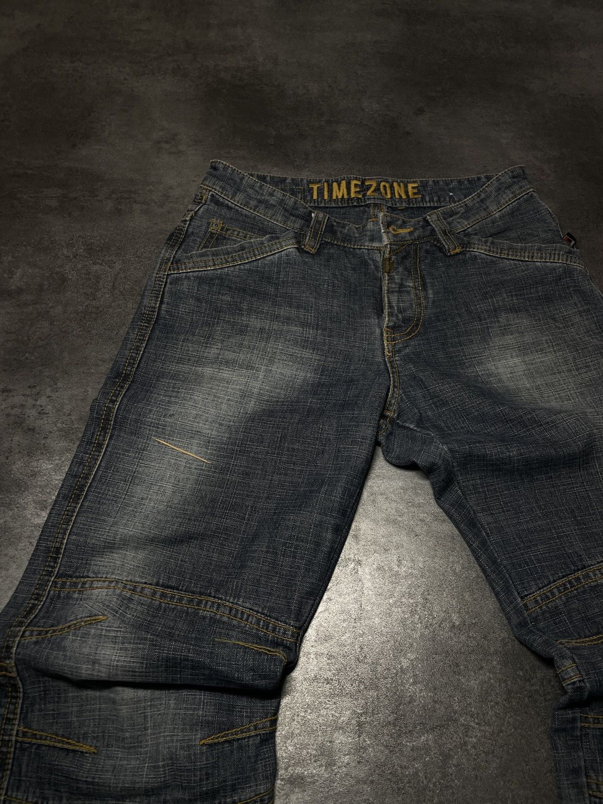 Vintage 🔥RARE🔥Vintage Y2K Denim Wide Pants Rare Hype Streetwear Size US 32 / EU 48 - 22 Thumbnail