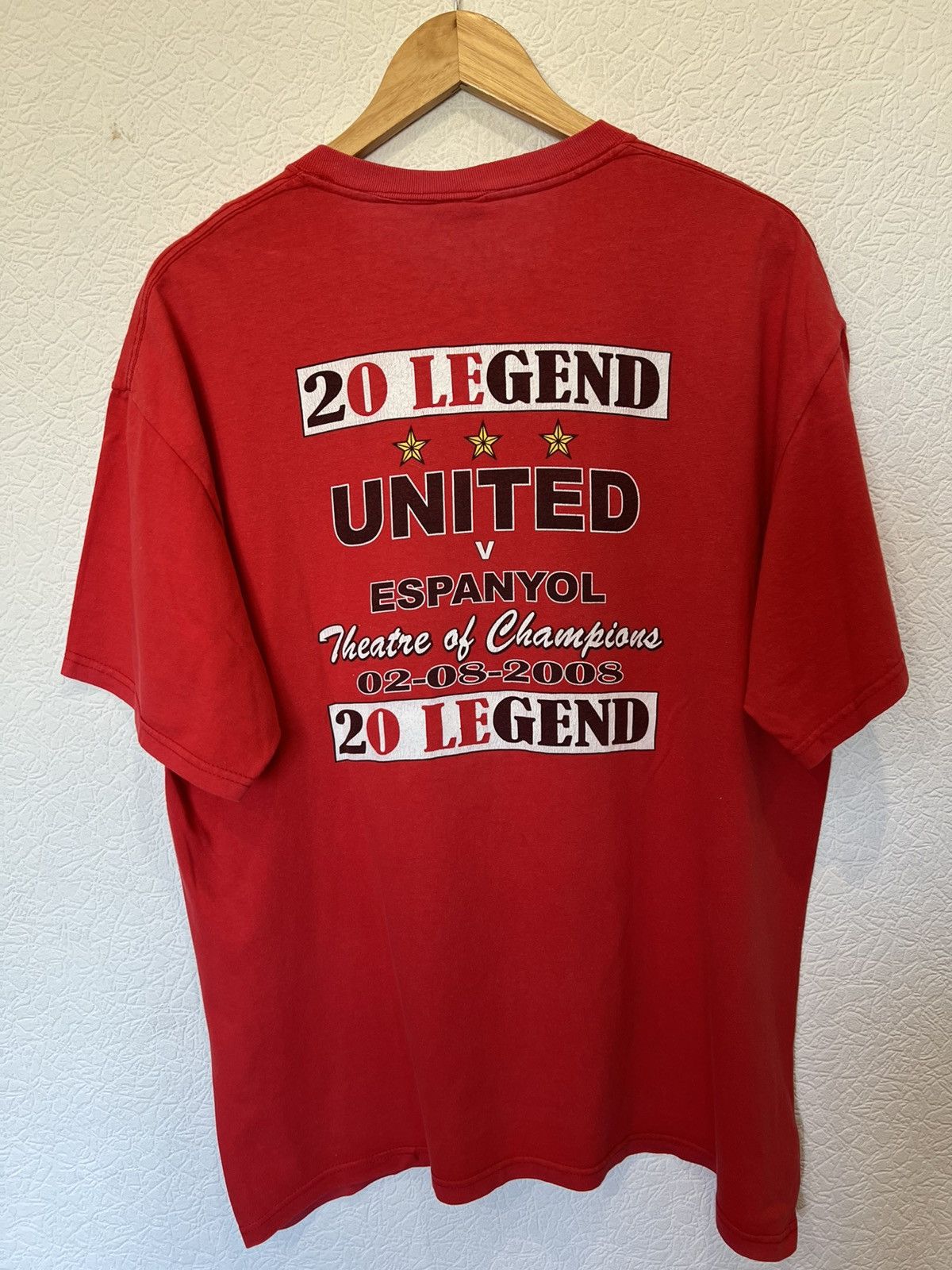 Vintage Manchester United Solskjaer Vintage 2008 T Shirt Tee Size US XL / EU 56 / 4 - 4 Thumbnail