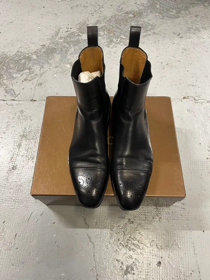 Gucci Gucci Black Leather Chelsea Boots Size US 10.5 / EU 43-44 - 4 Thumbnail