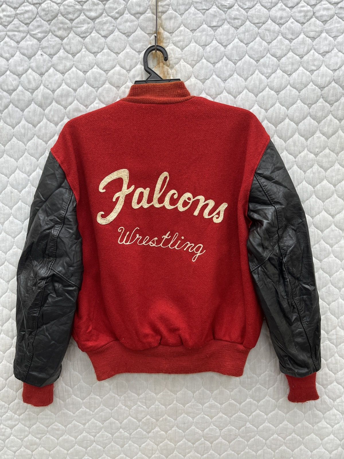 🔥🔥🔥STEALS VTG DELONG FALCONS WRESTLING VARSITY JACKET