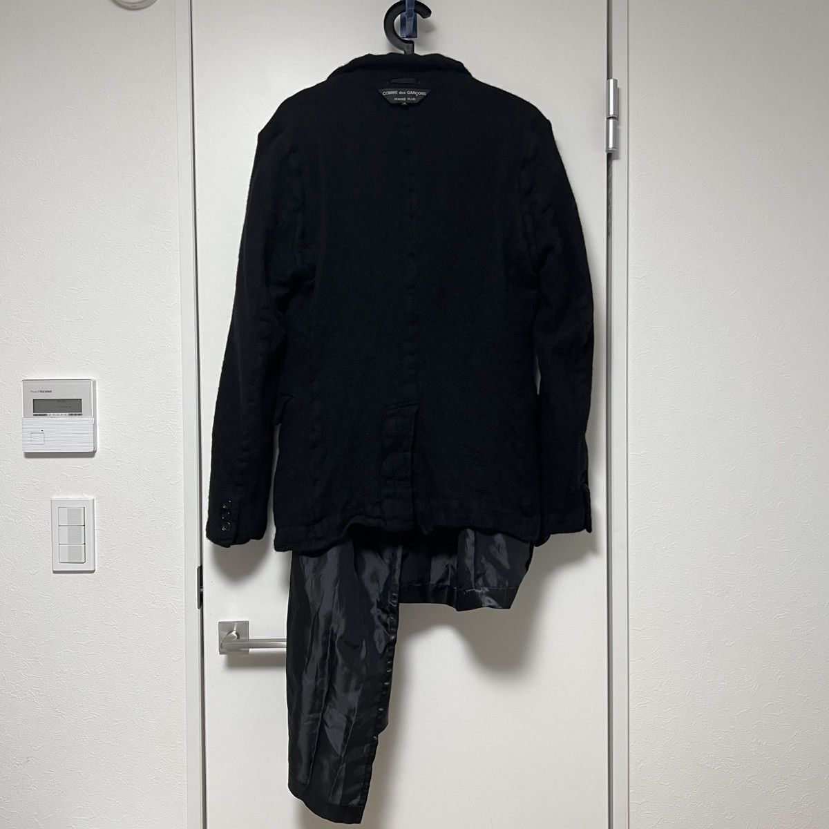 Comme des Garcons Homme Plus AW21 Inside Out Wool Coat Size US XS / EU 42 / 0 - 7 Thumbnail