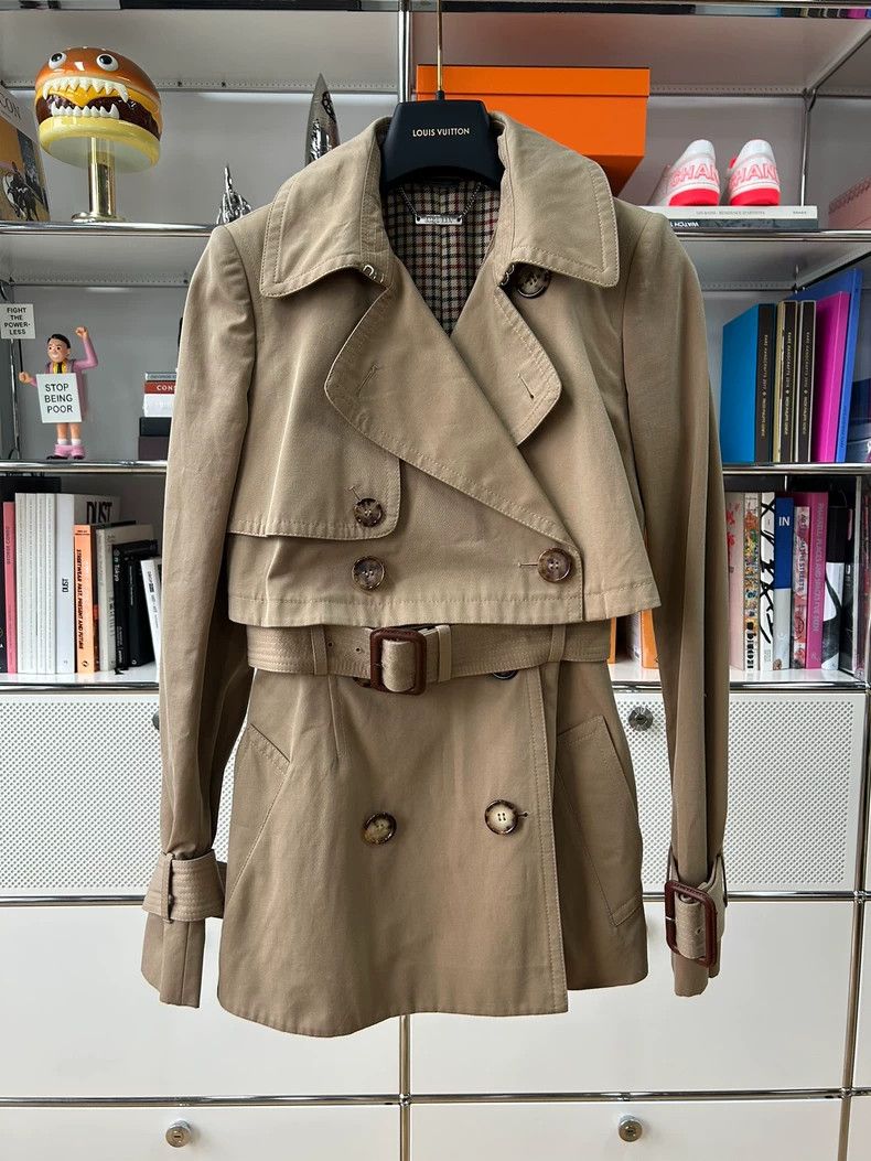 Alexander McQueen Alexander Mcqueen Khaki cotton windbreaker jacket Size XS / US 0-2 / IT 36-38 - 1 Thumbnail