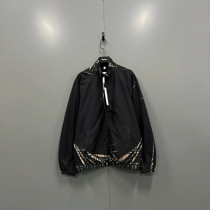 Burberry Burberry Black Cotton Long Sleeve Jacket Size US L / EU 52-54 / 3 - 1 Thumbnail