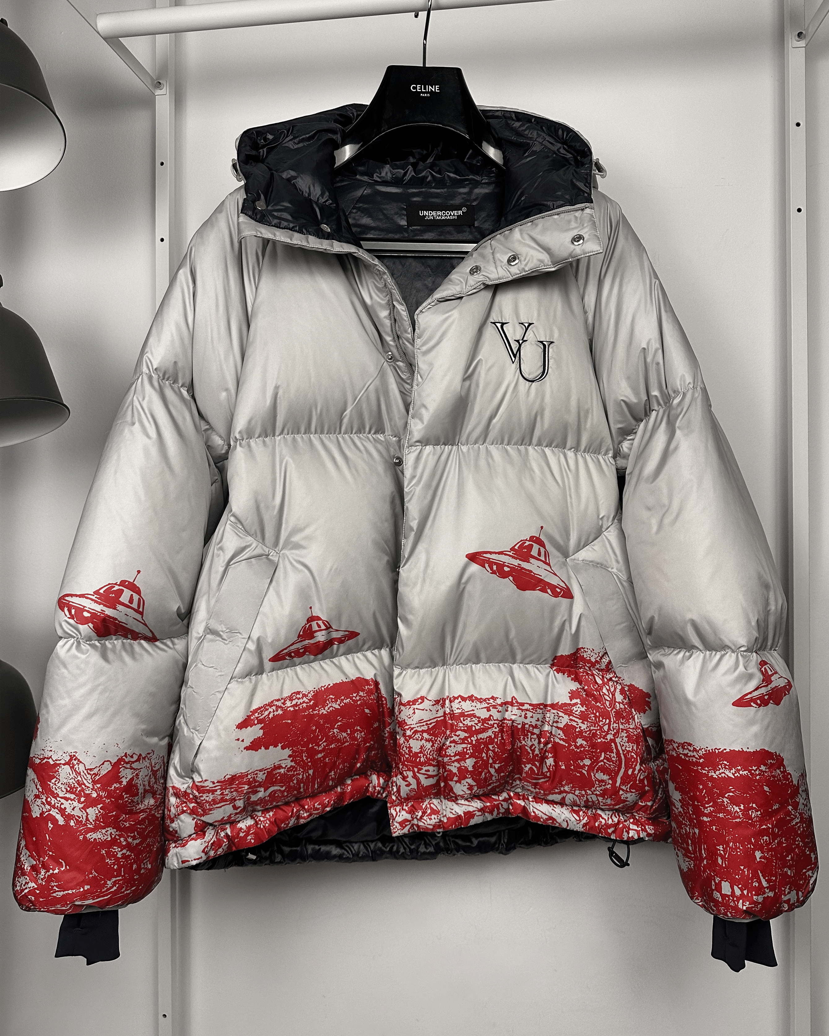 Undercover × Valentino Undercover x Valentino Time Traveller Puffer Down Jacket Size US L / EU 52-54 / 3 - 7 Thumbnail