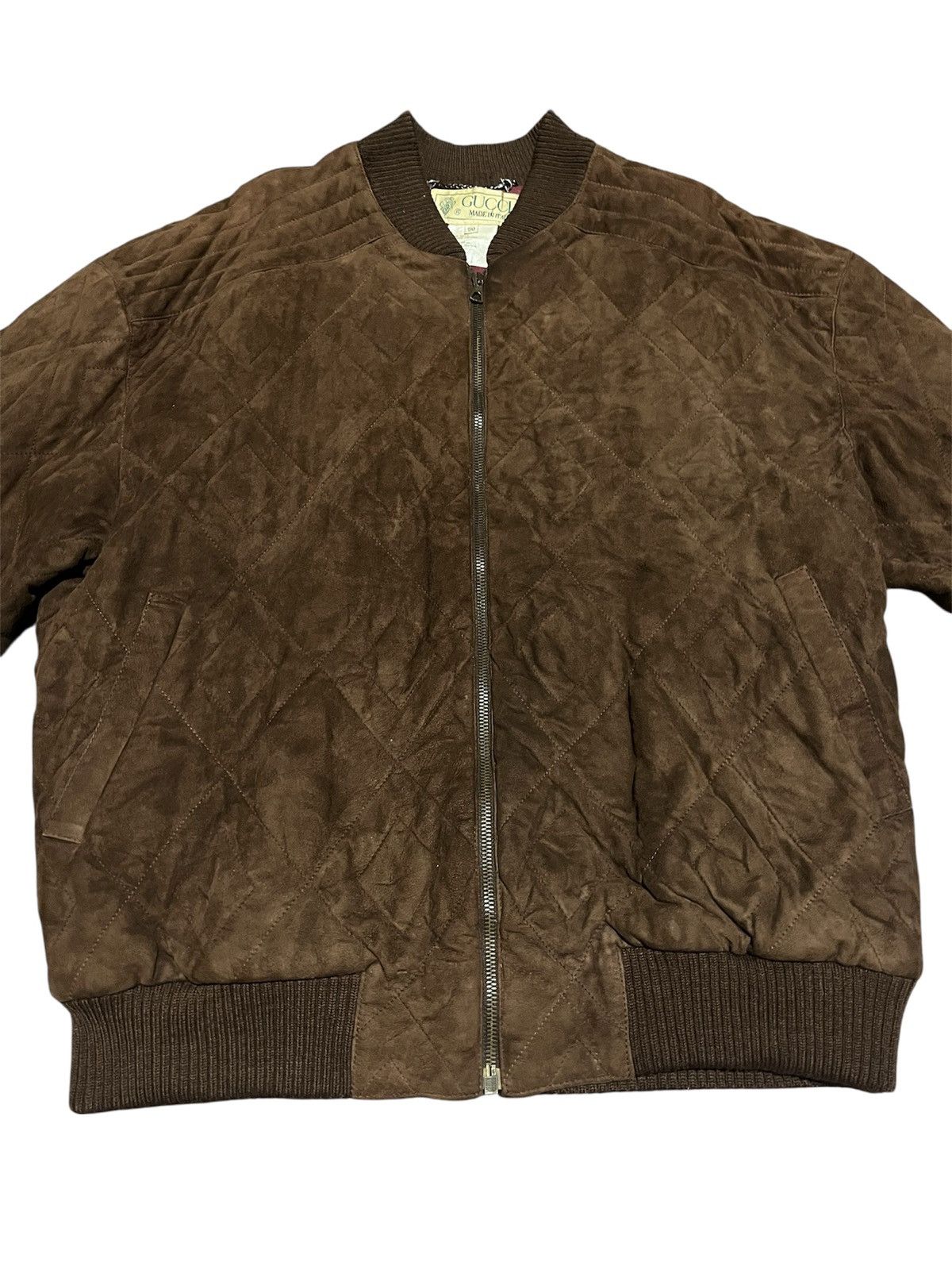Gucci GUCCI Vintage Genuine Leather Jacket Size US M / EU 48-50 / 2 - 3 Thumbnail