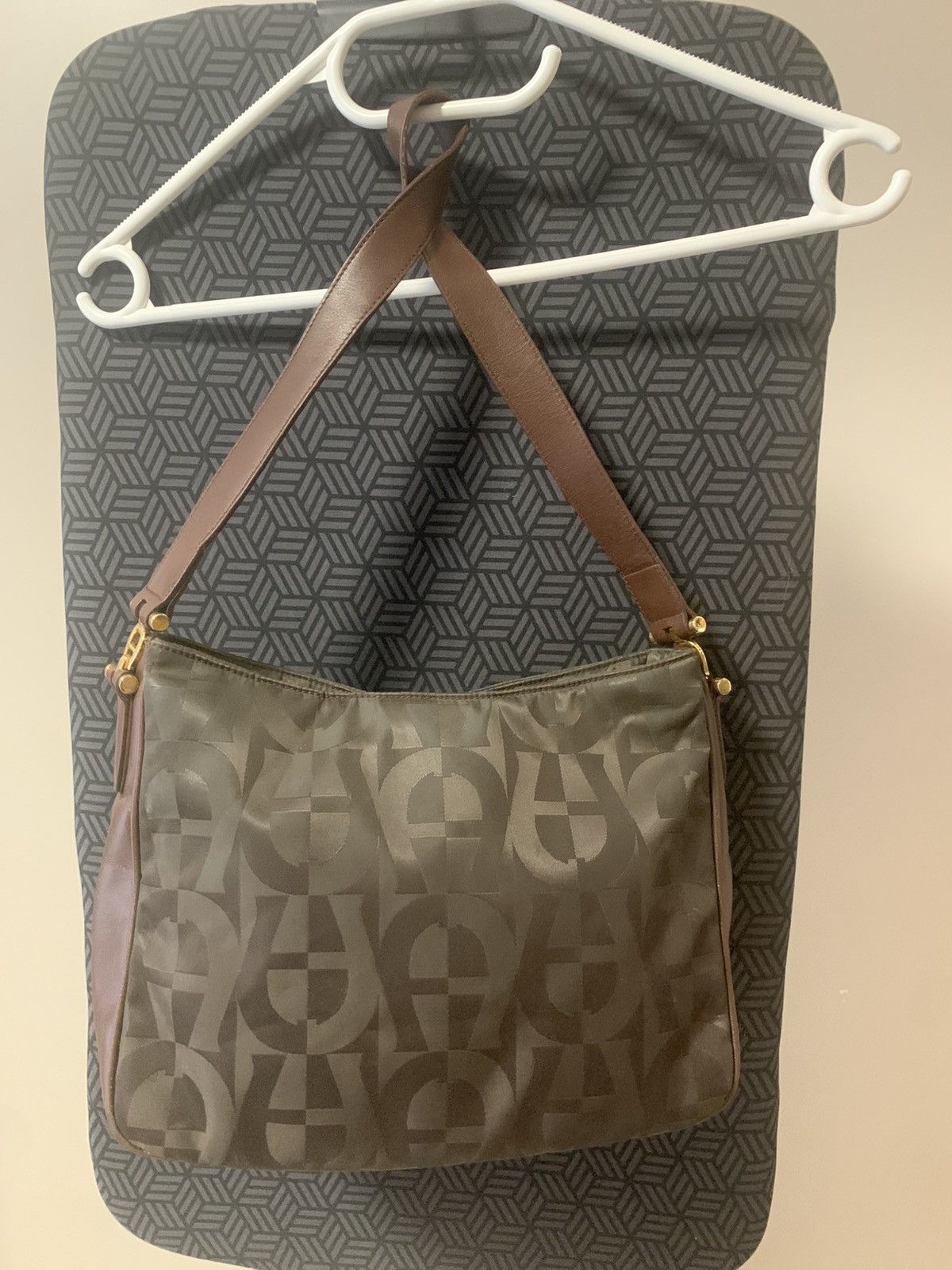 Aigner Aigner Handbag Brown Leather & fabric Size ONE SIZE - 14 Thumbnail