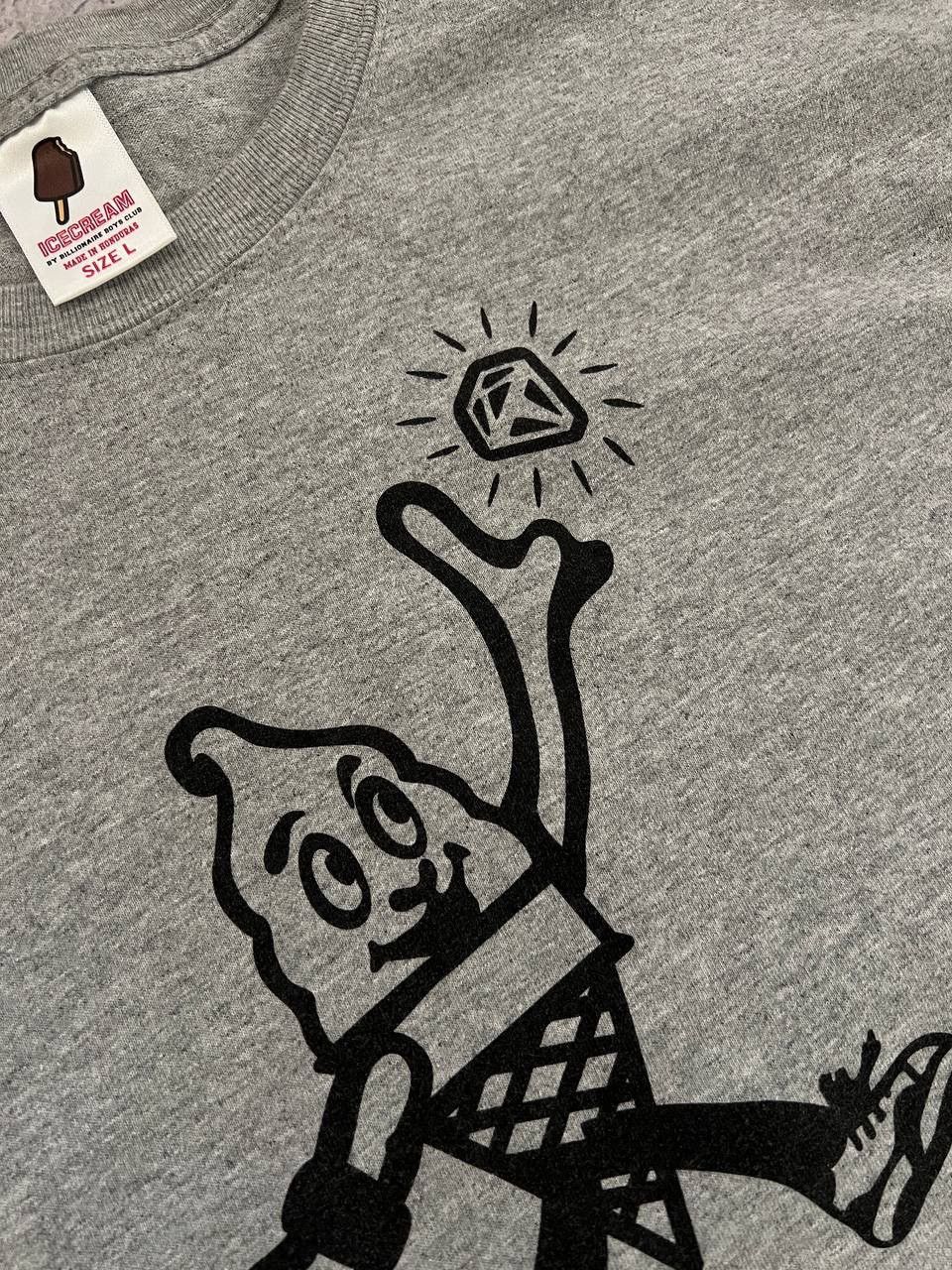 Billionaire Boys Club Ice Cream By Billionaire Boys Club Classic Logo Grey Tee Size US L / EU 52-54 / 3 - 3 Thumbnail