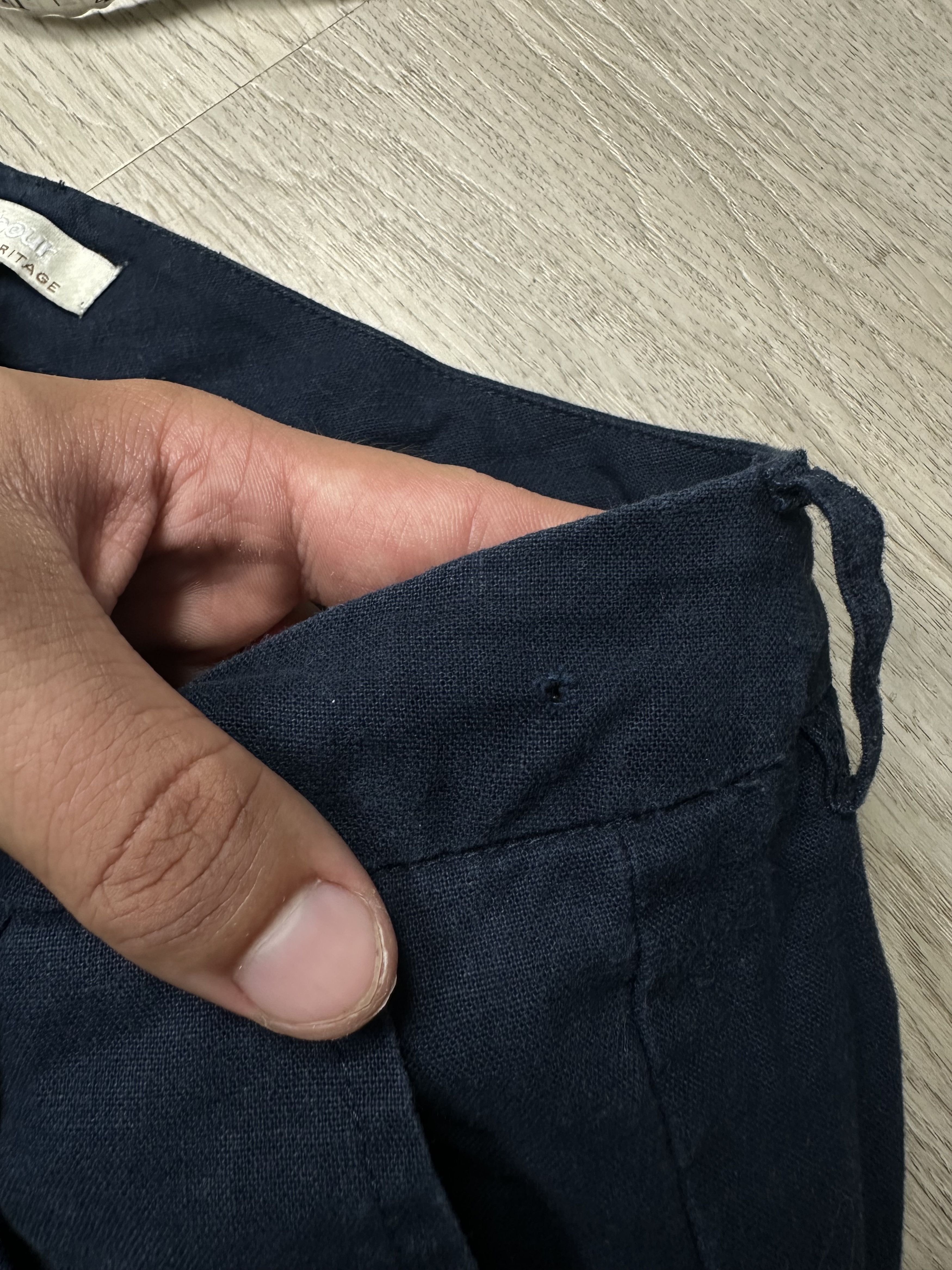 Barbour Barbour Womens Somerland Linen Baggy Pants Trousers Size 32" / US 10 / IT 46 - 9 Thumbnail