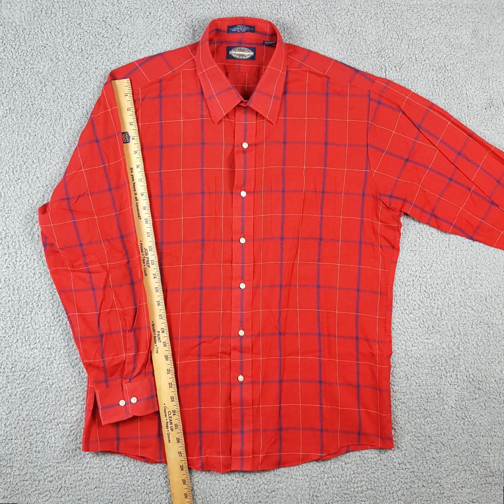 Vintage VINTAGE TownCraft Red Plaid Button-Up Western Shirt Men's Large 70s Rockabilly Size US L / EU 52-54 / 3 - 7 Thumbnail