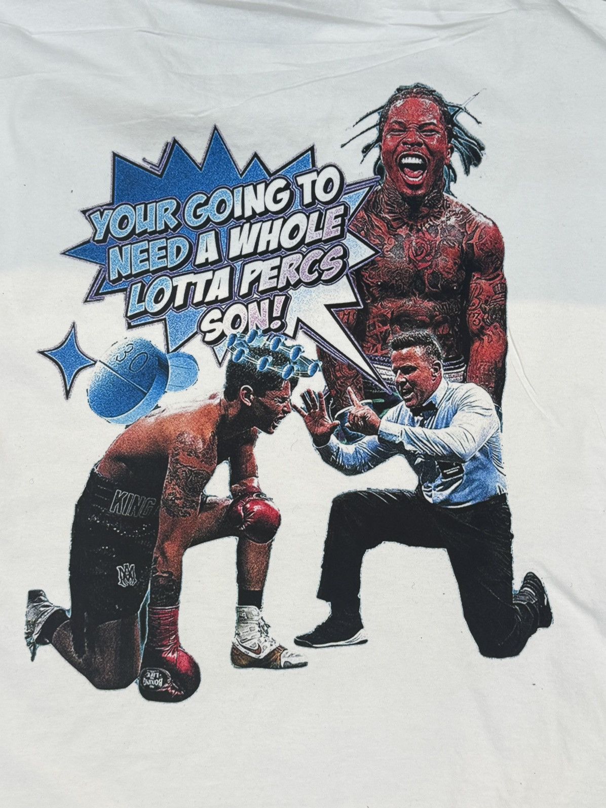 Other Whole Lotta Percs boxing tee Size US L / EU 52-54 / 3 - 3 Thumbnail