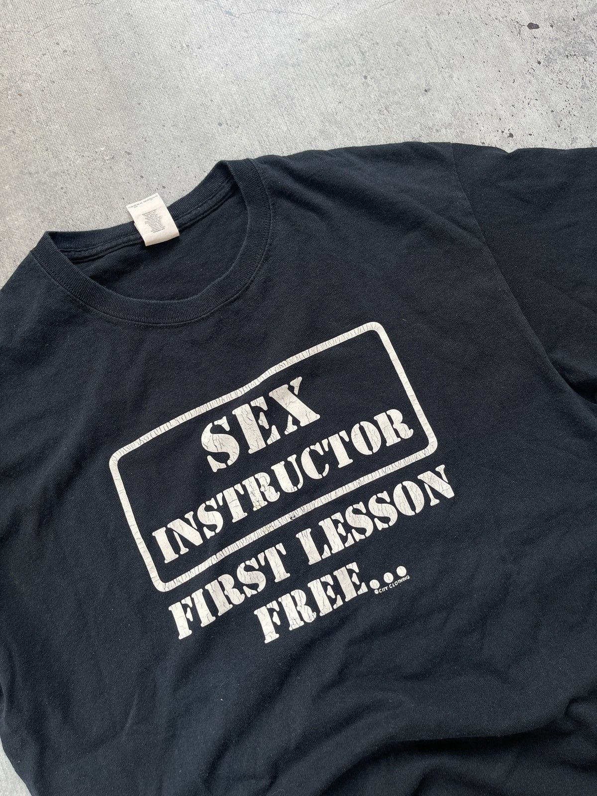 Other 🔞 "SEX INSTRUCTOR" Vintage 00s Crazy Humor T-shirt Tee L Size US L / EU 52-54 / 3 - 3 Thumbnail