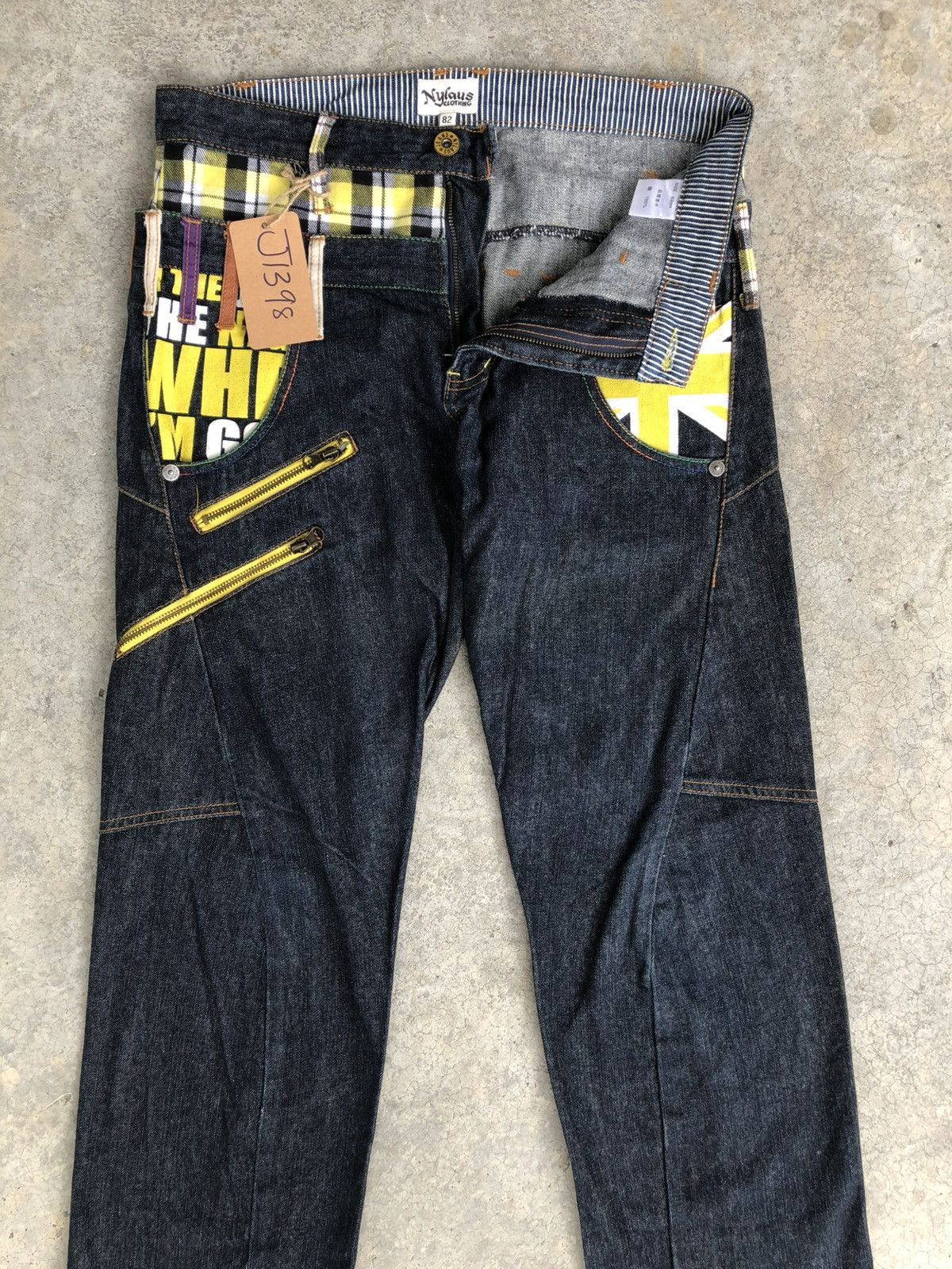Hysteric Glamour Nylaus Double Waist Distressed Jeans Size US 32 / EU 48 - 3 Thumbnail