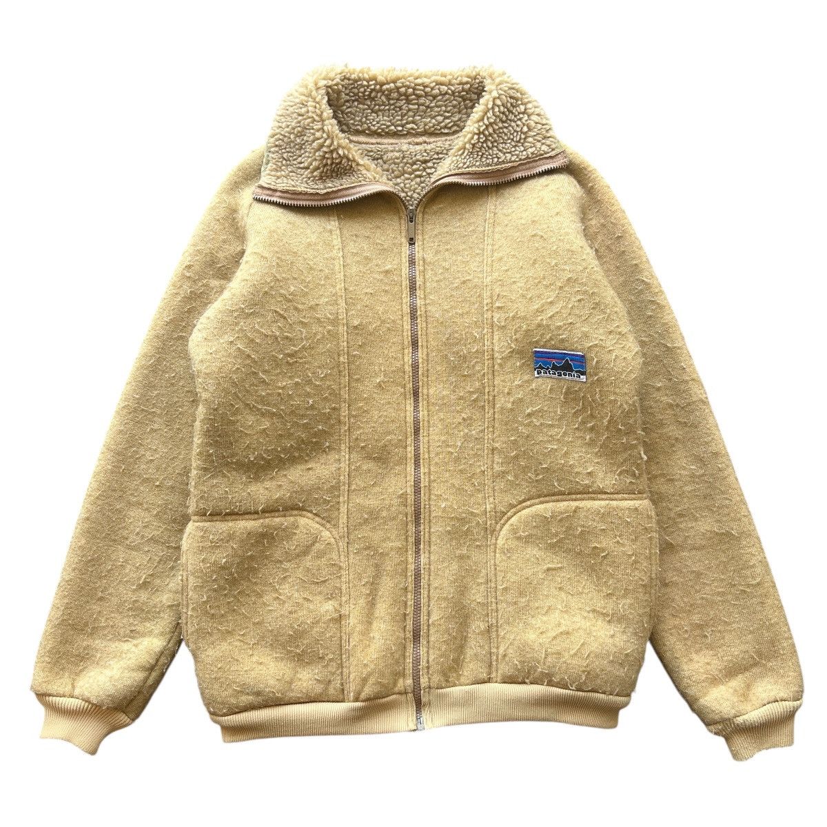 Patagonia 💥 SUPER RARE 70s VINTAGE PATAGONIA PILE JACKET CROWN ZIPPER Size US M / EU 48-50 / 2 - 3 Thumbnail
