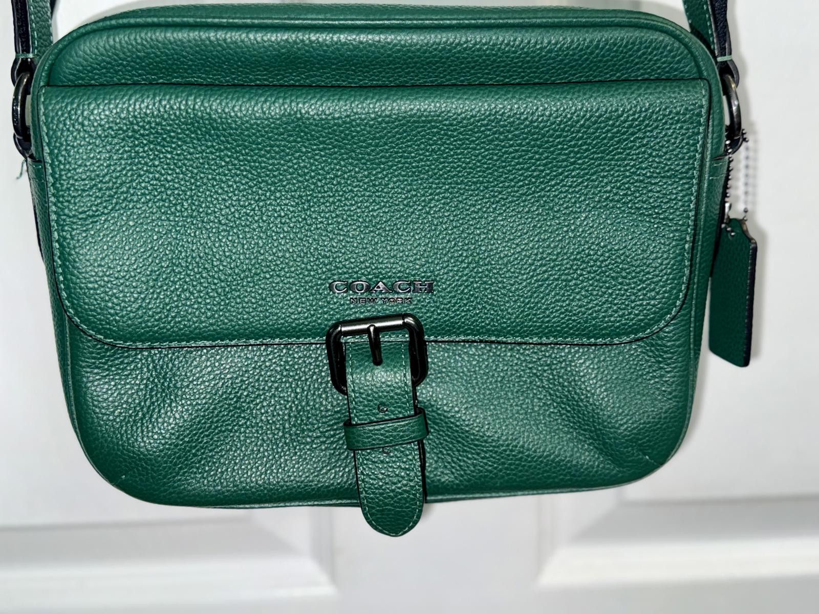Coach Hudson Crossbody Bag C5399 Leather Green F/S 424728