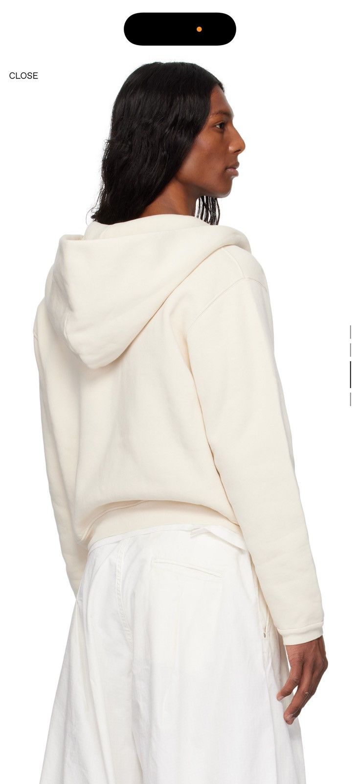 ERL ERL Off white varsity zip up hoodie Size US L / EU 52-54 / 3 - 3 Thumbnail