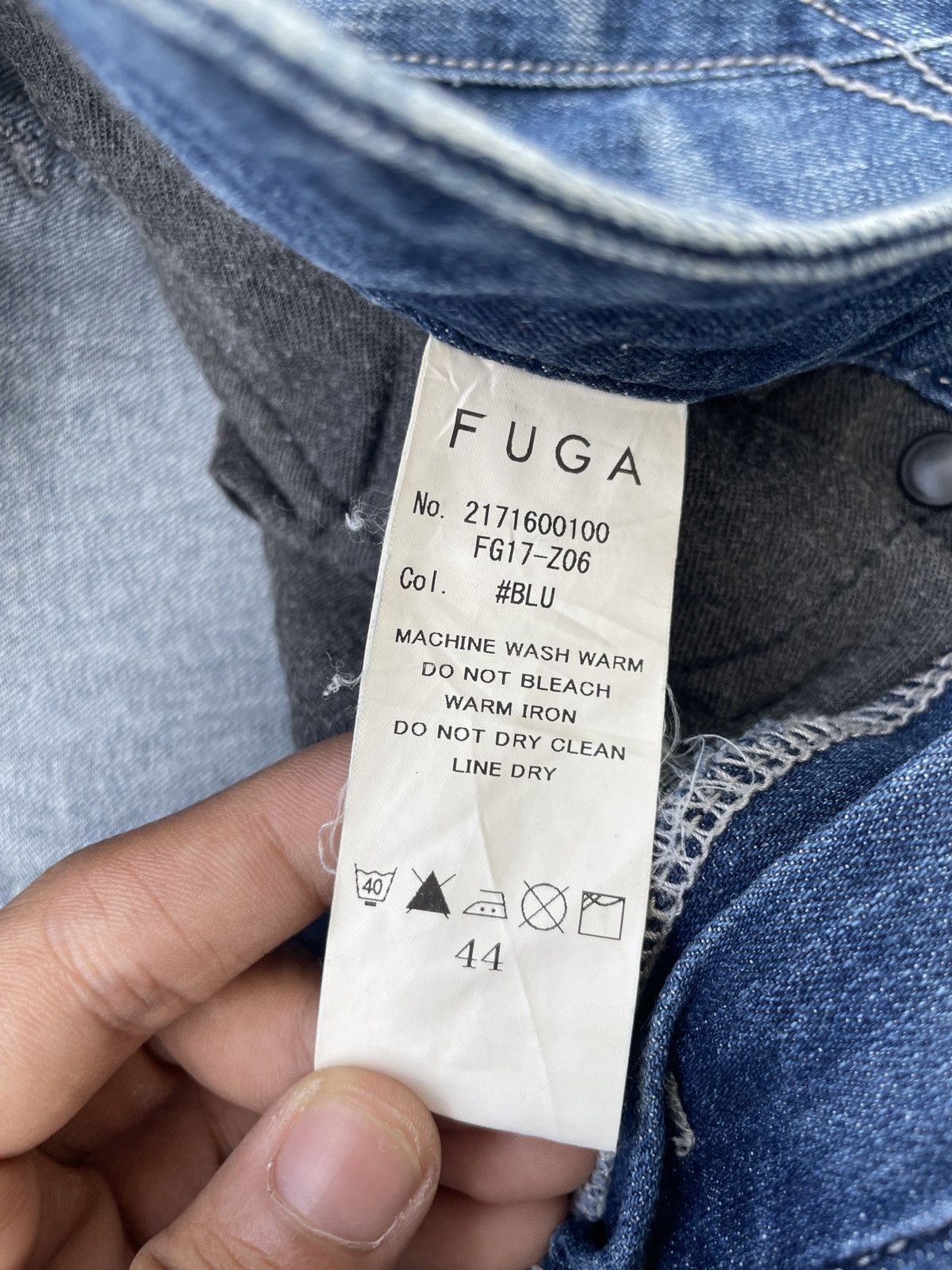 GOSTAR DE FUGA 2000s JAPANESE BRAND FUGA DISTRESSED SKINNY JEANS Size US 31 - 5 Thumbnail