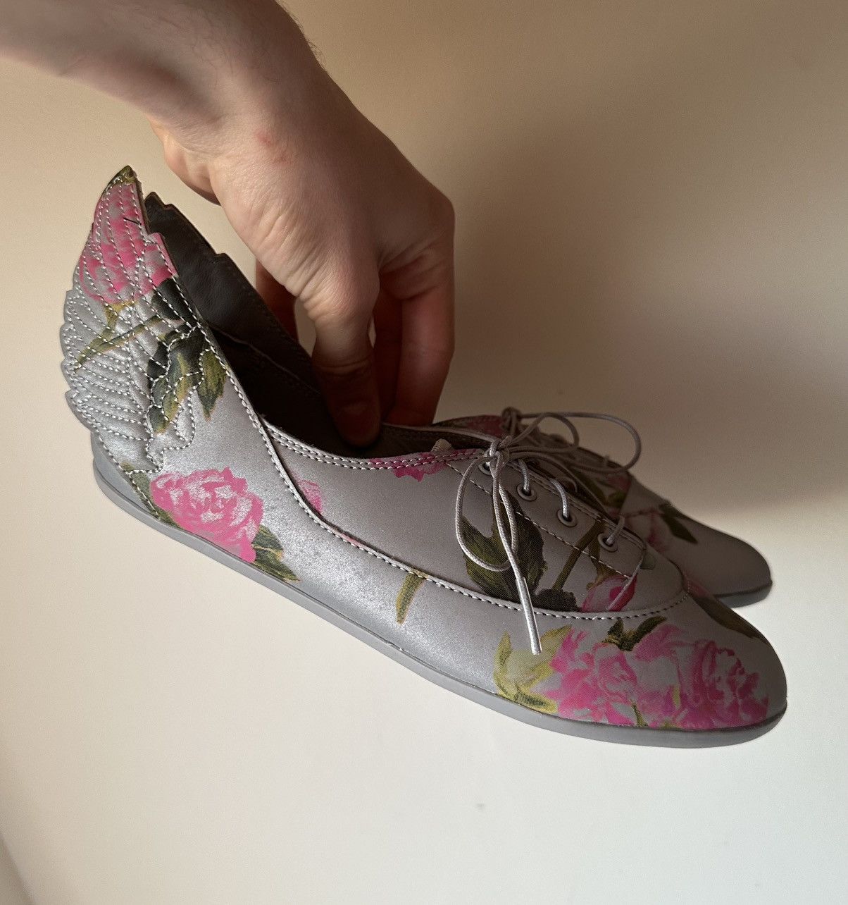 Adidas × Jeremy Scott Adidas Jeremy Scott Wings ballet flats reflective floral Size US 7 / IT 37 - 5 Thumbnail