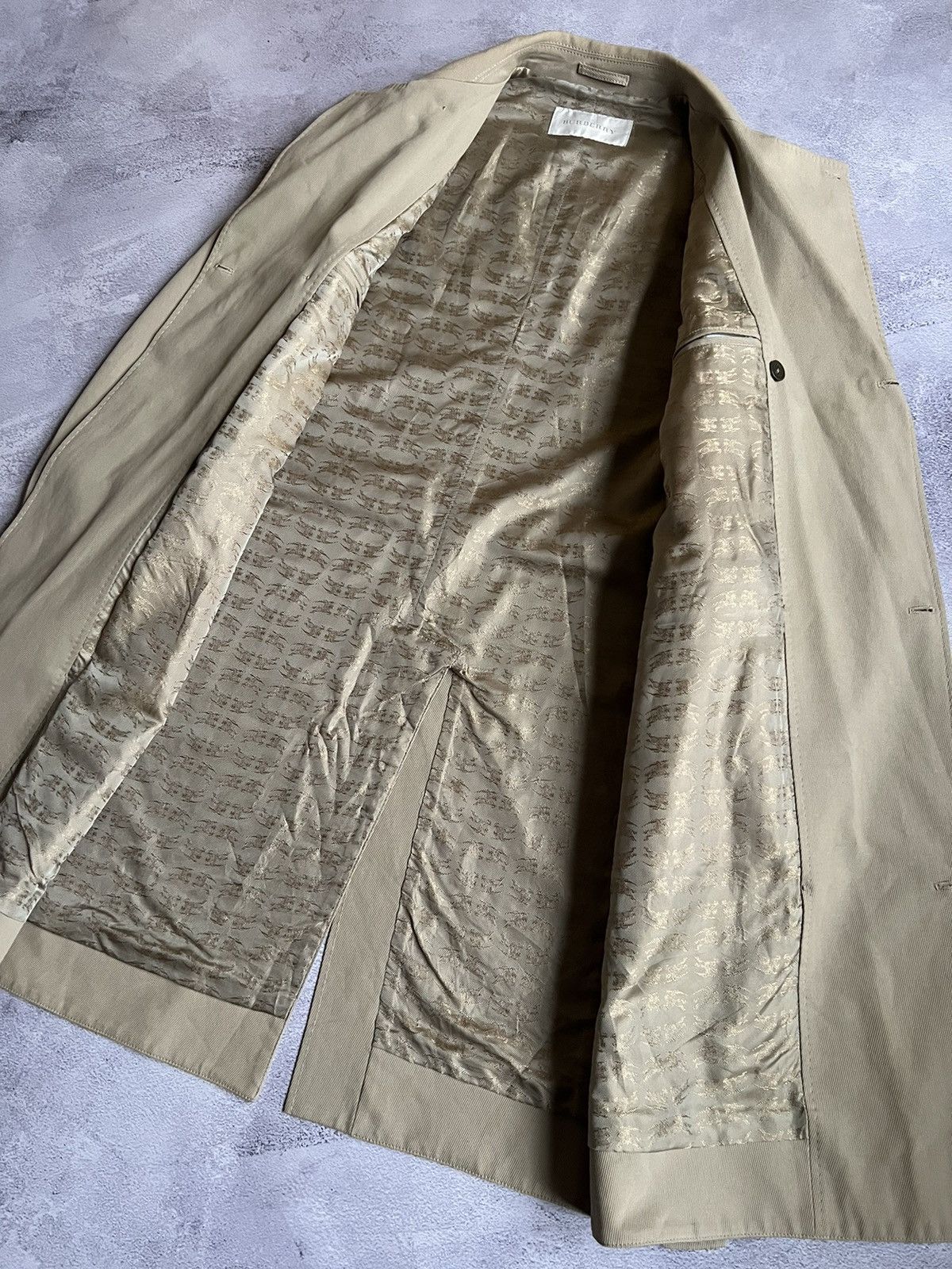 Burberry Vintage Rare Burberry Trench Coat Jacket Men’s Size:52 Size US L / EU 52-54 / 3 - 11 Thumbnail