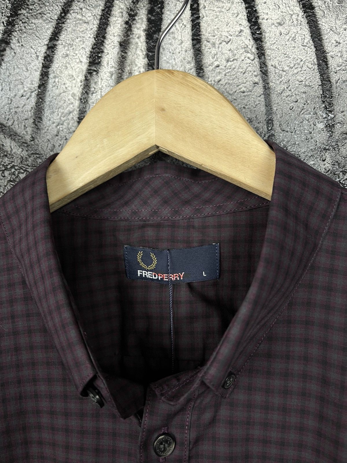 Fred Perry Fred Perry Cotton Checkered Button Up Shirt Men’s Size Large Size US L / EU 52-54 / 3 - 3 Thumbnail