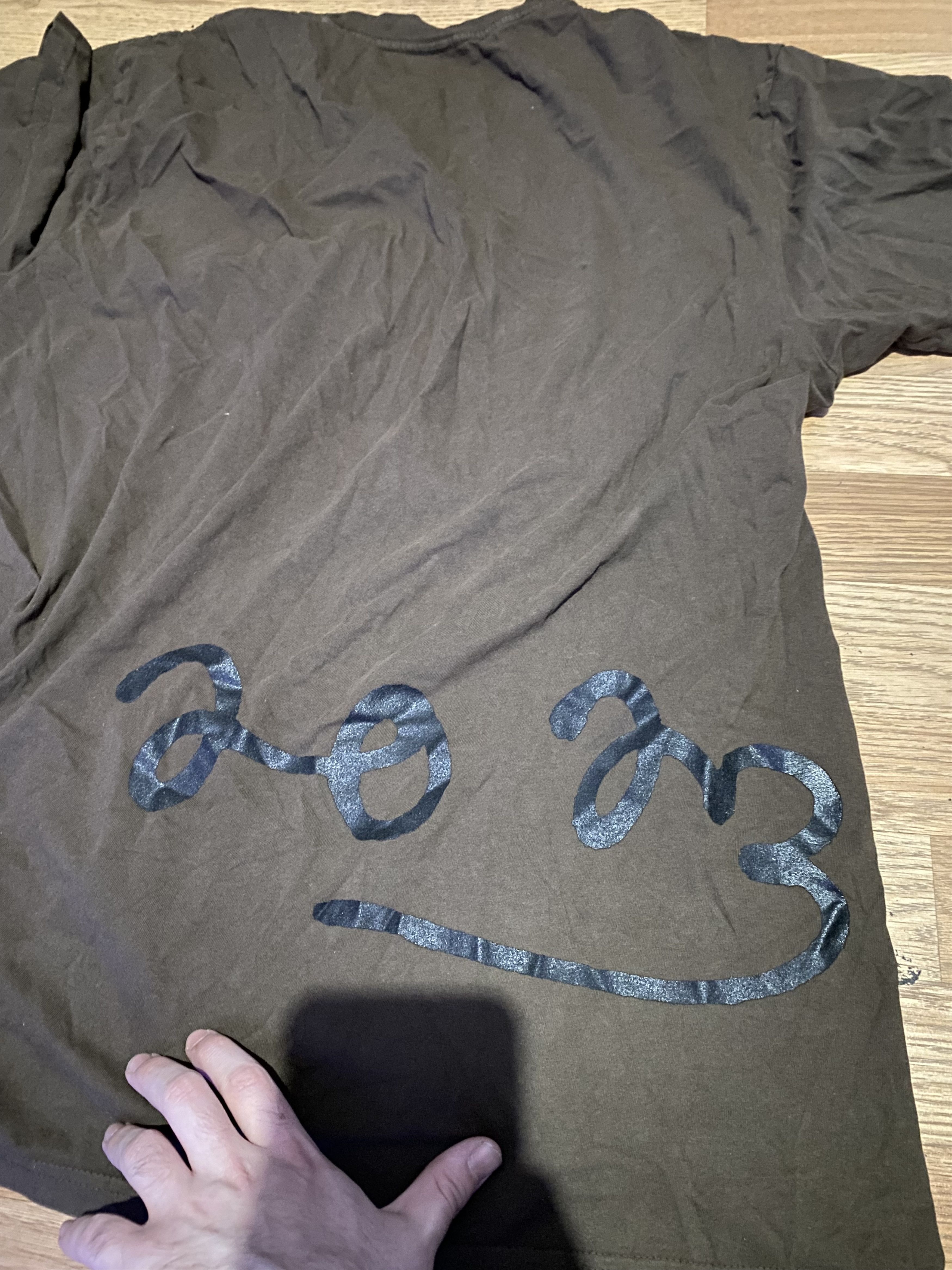 Asspizza asspizza 2023 brown hardees star tee Size US XL / EU 56 / 4 - 3 Thumbnail