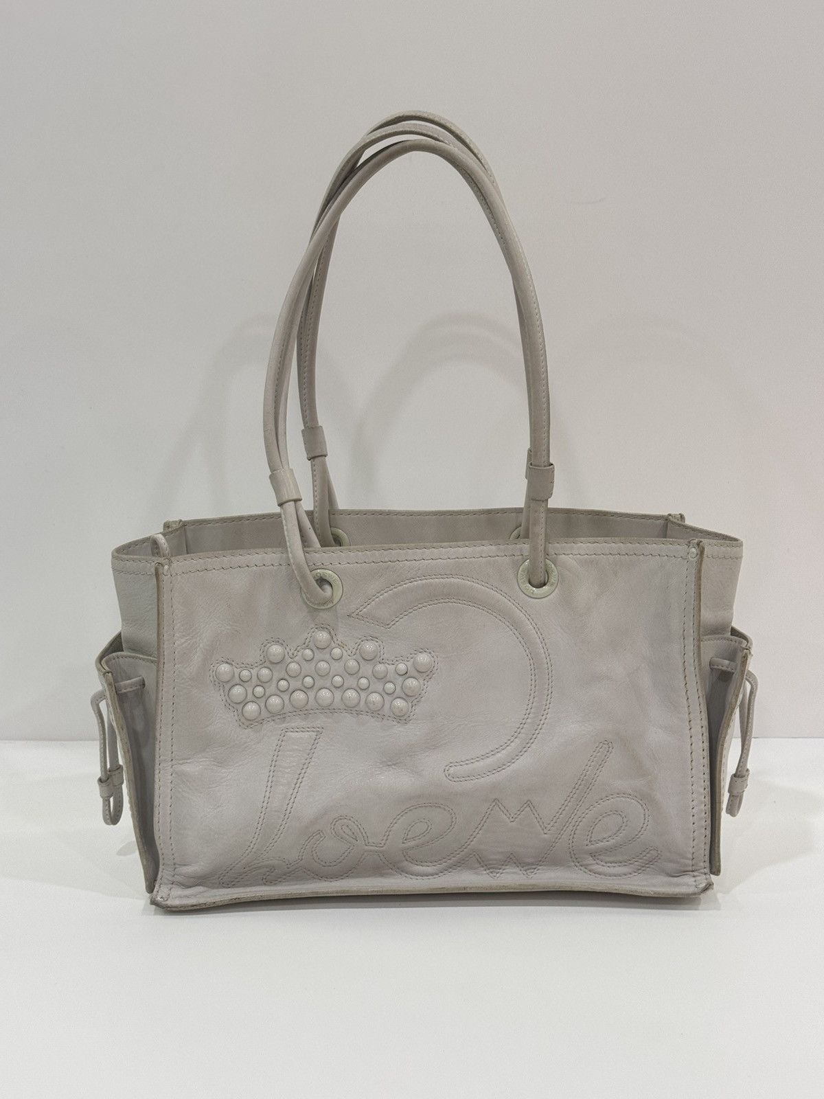 Loewe Loewe crown leather tote bag Size ONE SIZE - 3 Thumbnail